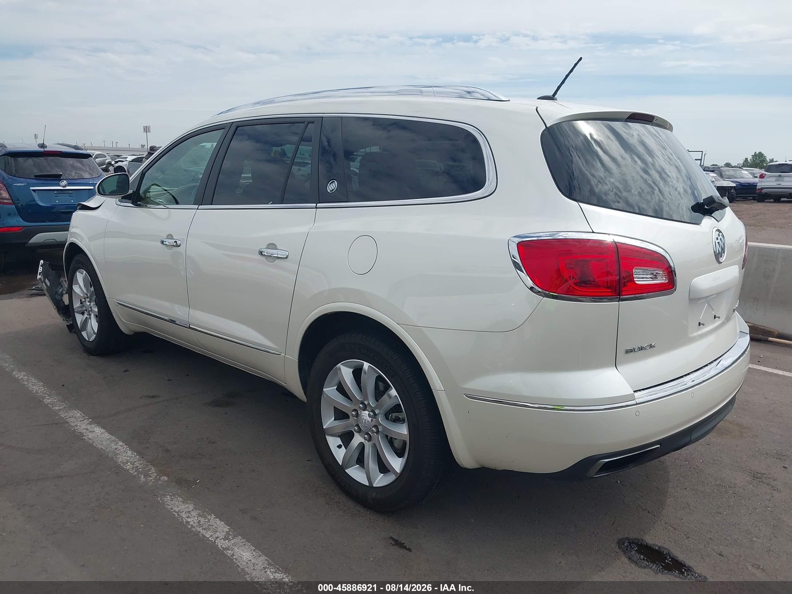 2014 Buick Enclave Premium Белый vin: 5GAKRCKD8EJ357722