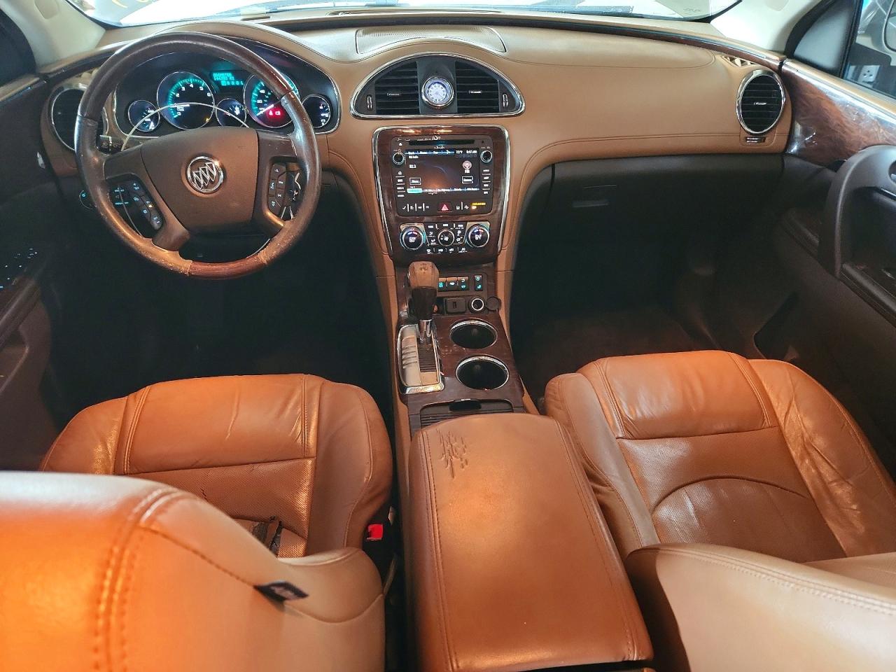 2015 Buick Enclave White vin: 5GAKRCKD8FJ146781