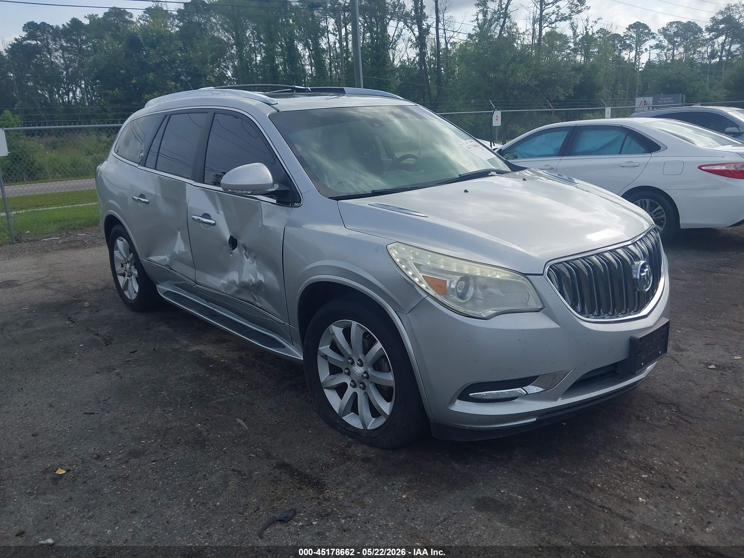 2015 Buick Enclave Premium Серебряный vin: 5GAKRCKD8FJ309381