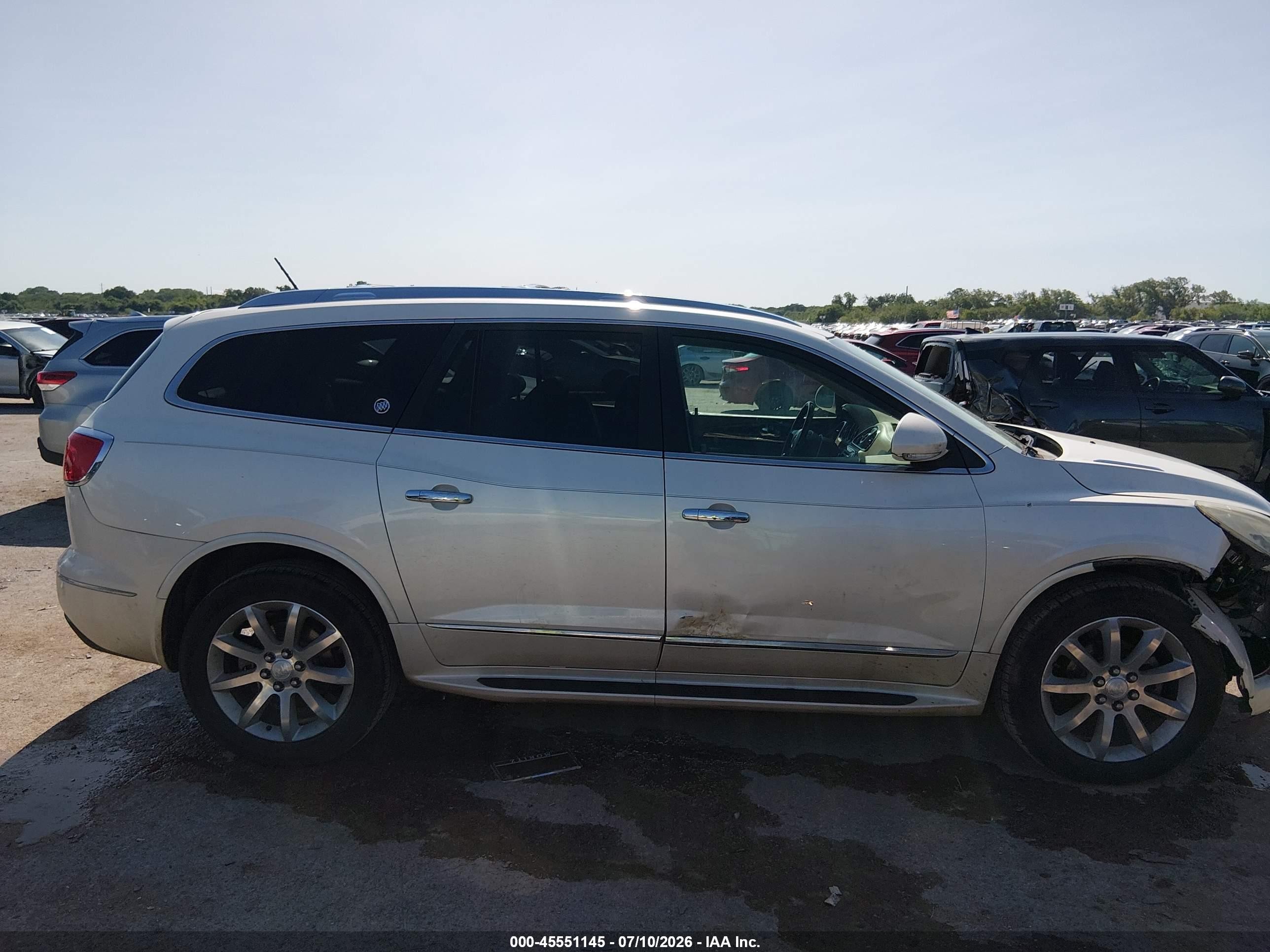 2015 Buick Enclave Premium White vin: 5GAKRCKD8FJ321966