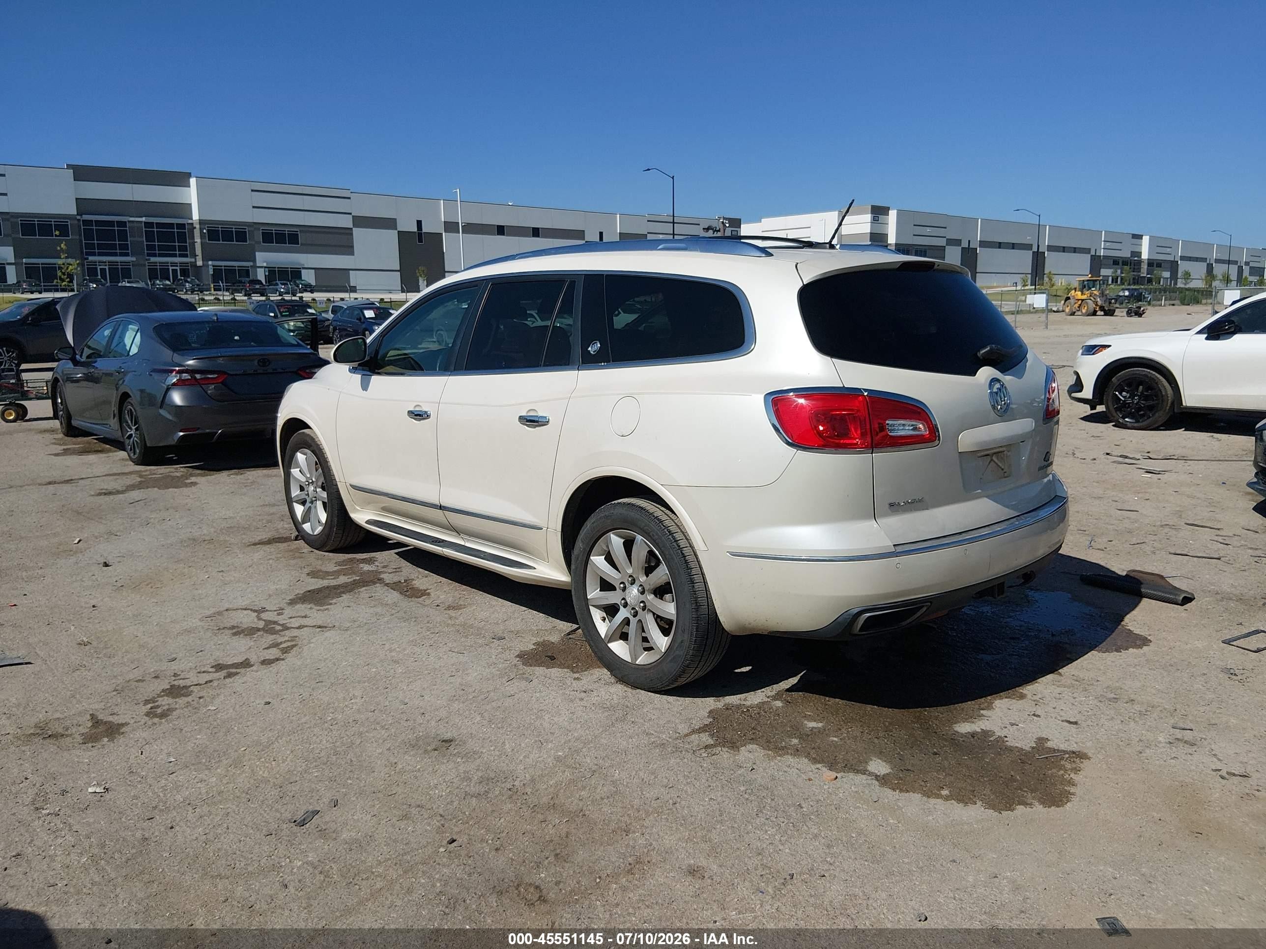 2015 Buick Enclave Premium White vin: 5GAKRCKD8FJ321966