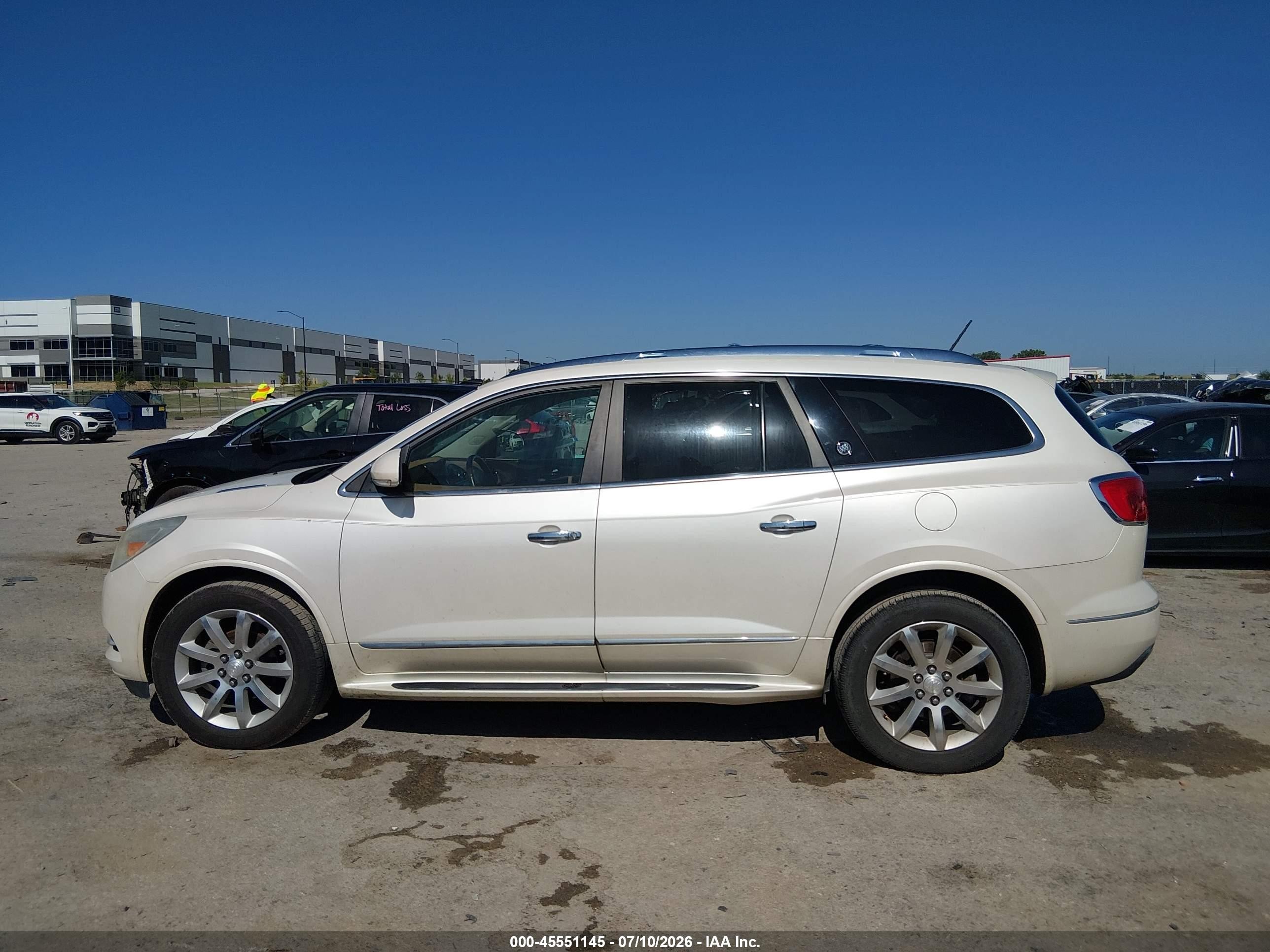 2015 Buick Enclave Premium White vin: 5GAKRCKD8FJ321966