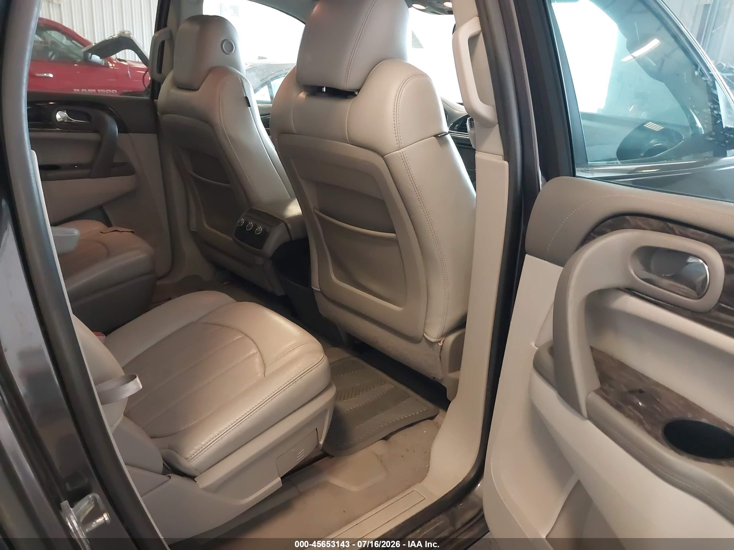 2013 Buick Enclave Leather Gray vin: 5GAKRCKD9DJ108716