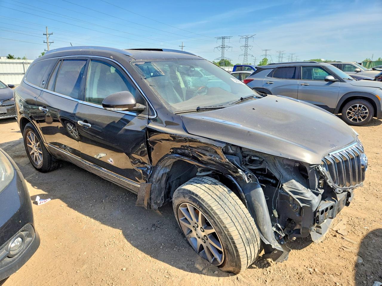 2013 Buick Enclave Black vin: 5GAKRCKD9DJ134670