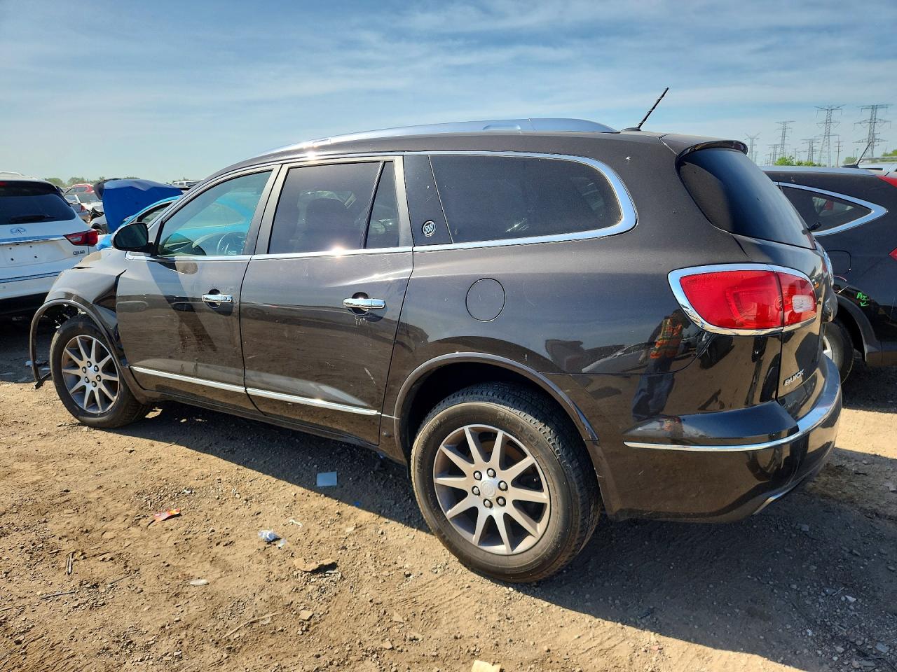 2013 Buick Enclave Black vin: 5GAKRCKD9DJ134670