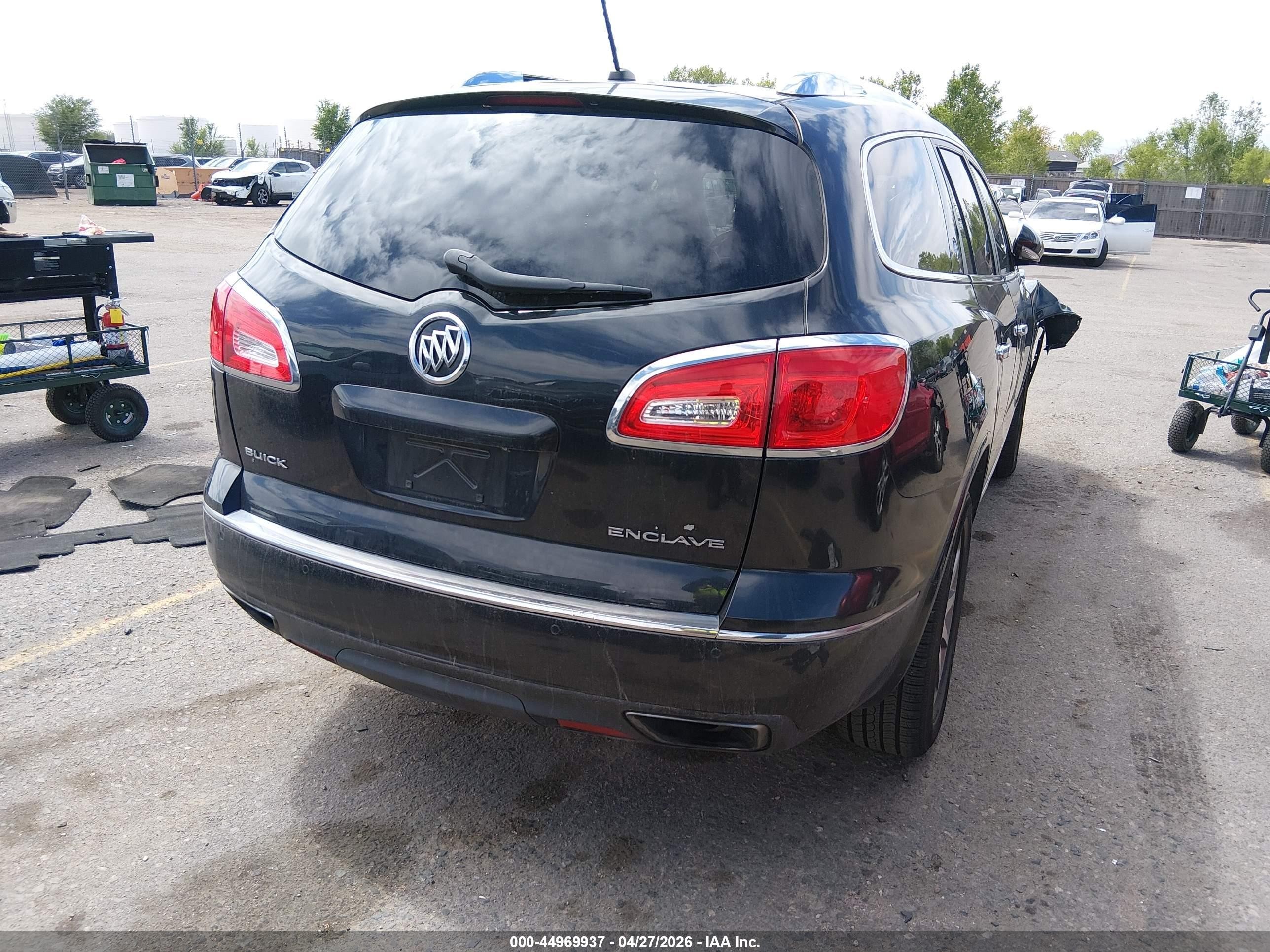 2013 Buick Enclave Leather Black vin: 5GAKRCKD9DJ158371