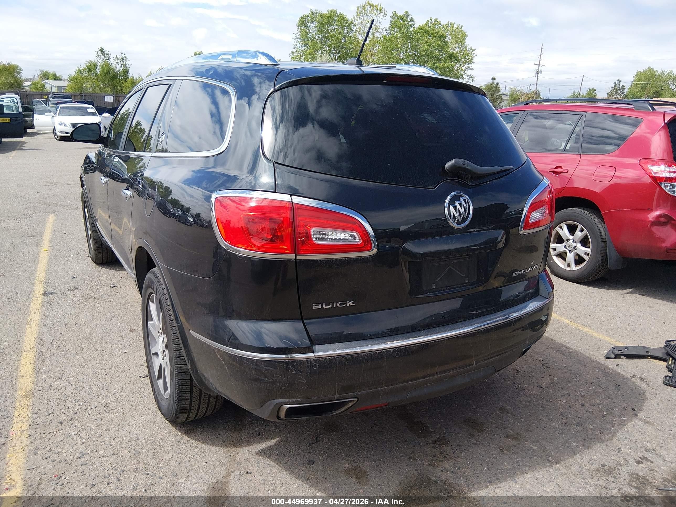 2013 Buick Enclave Leather Black vin: 5GAKRCKD9DJ158371