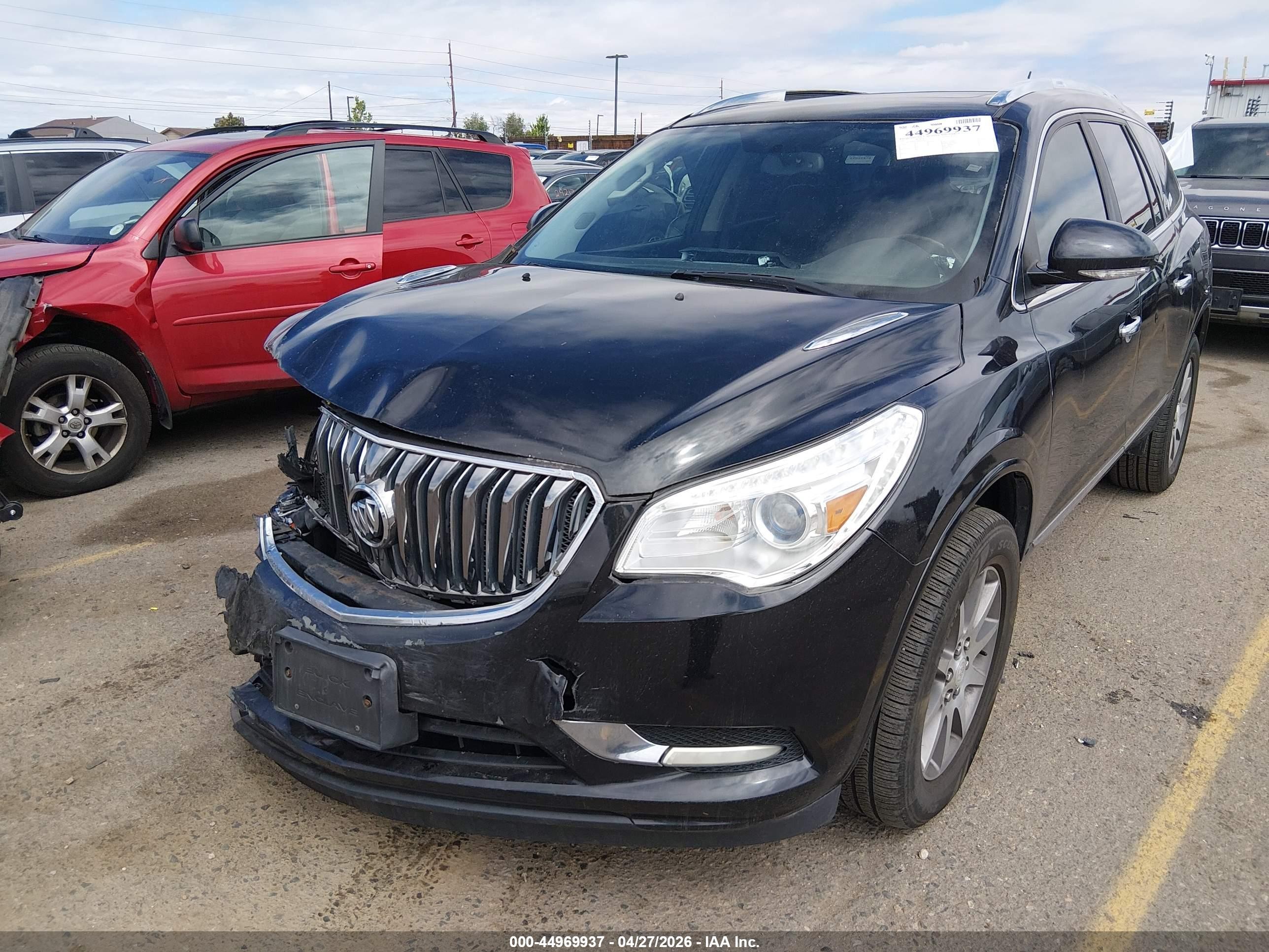 2013 Buick Enclave Leather Black vin: 5GAKRCKD9DJ158371