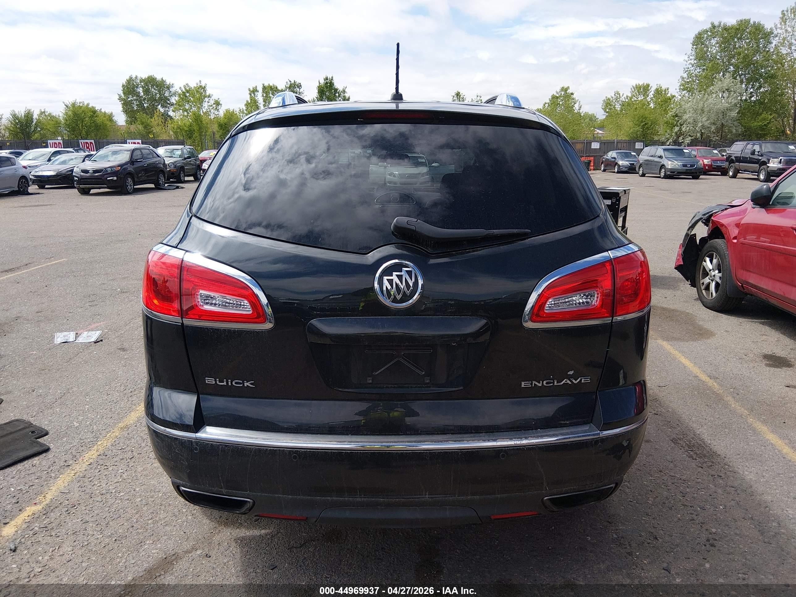 2013 Buick Enclave Leather Black vin: 5GAKRCKD9DJ158371