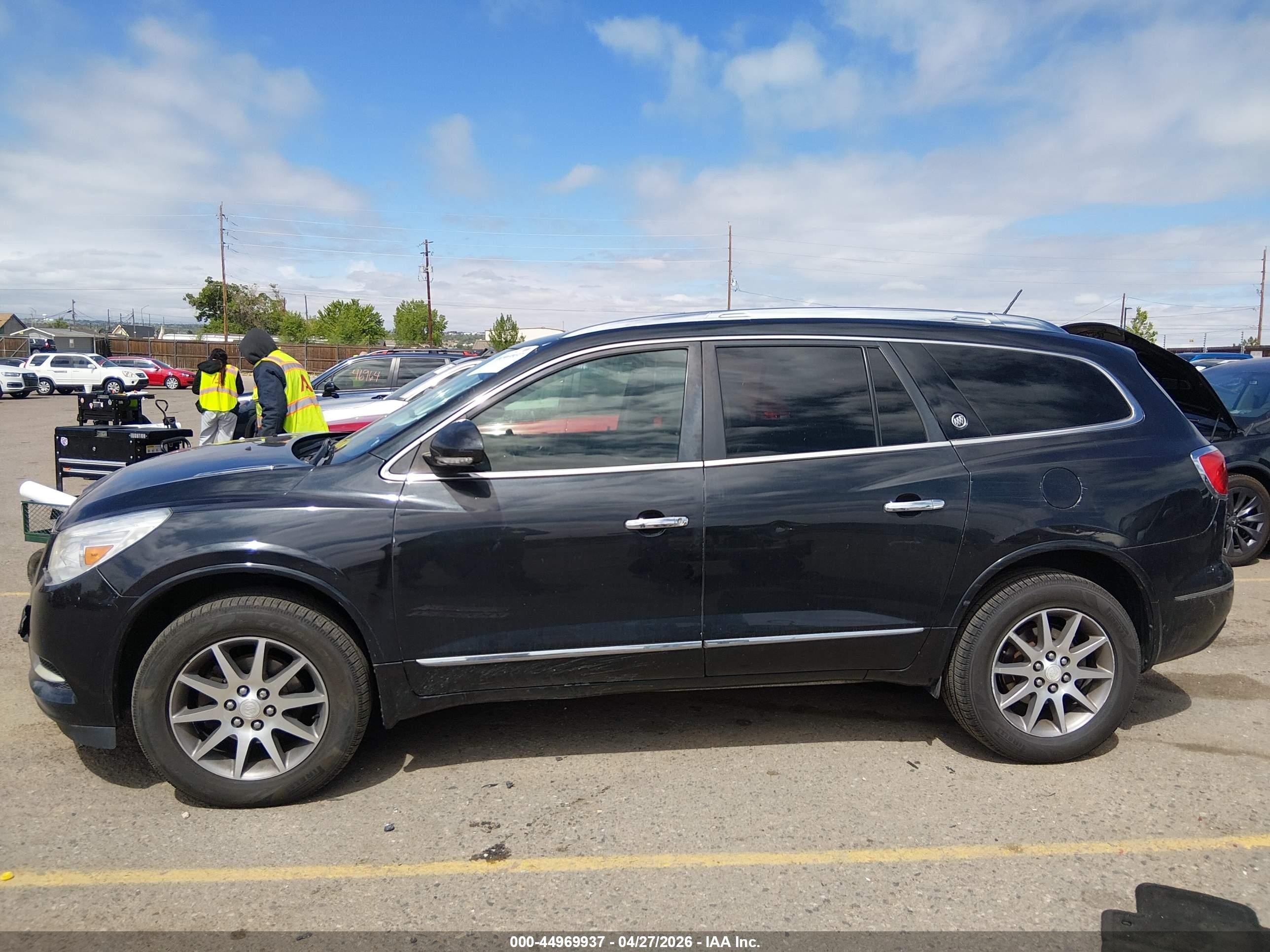 2013 Buick Enclave Leather Black vin: 5GAKRCKD9DJ158371