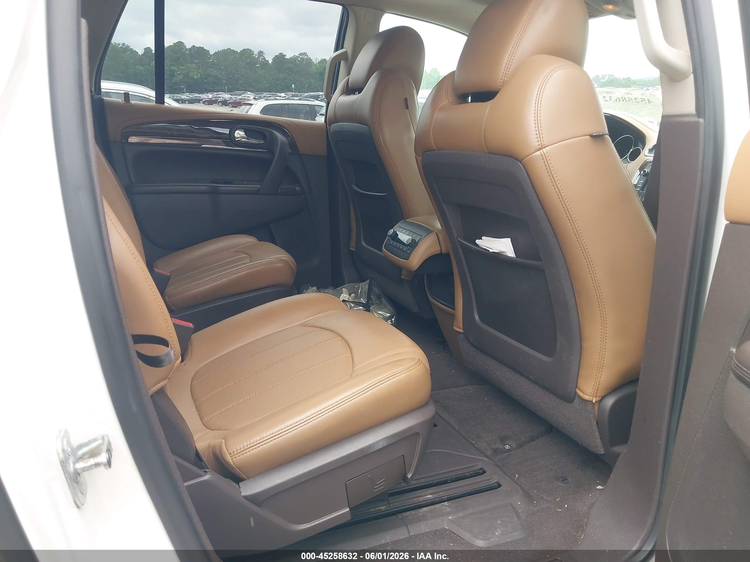 2013 Buick Enclave Leather White vin: 5GAKRCKD9DJ237412