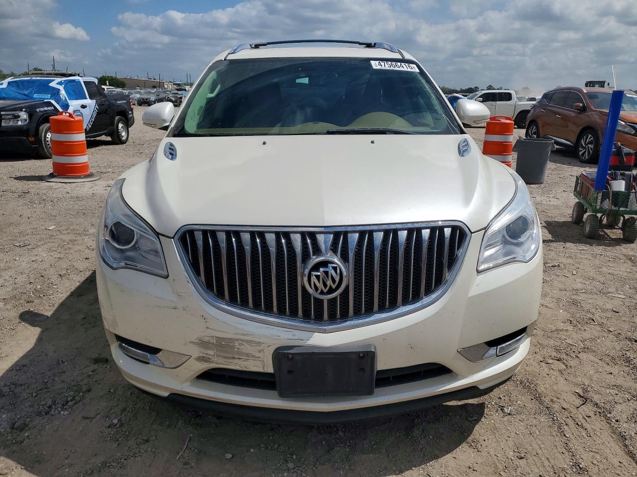 2014 Buick Enclave White vin: 5GAKRCKD9EJ338208