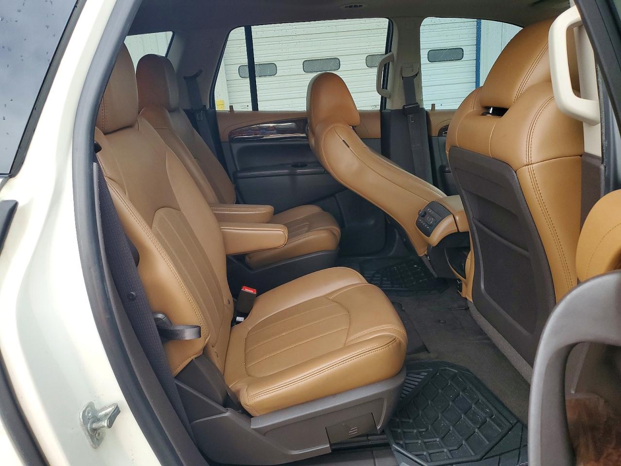 2014 Buick Enclave White vin: 5GAKRCKD9EJ342761