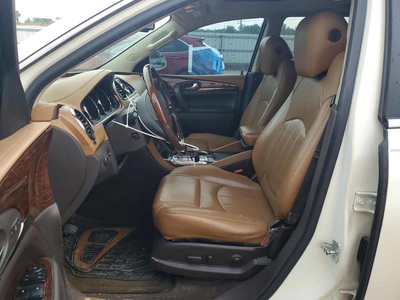 2014 Buick Enclave White vin: 5GAKRCKD9EJ342761
