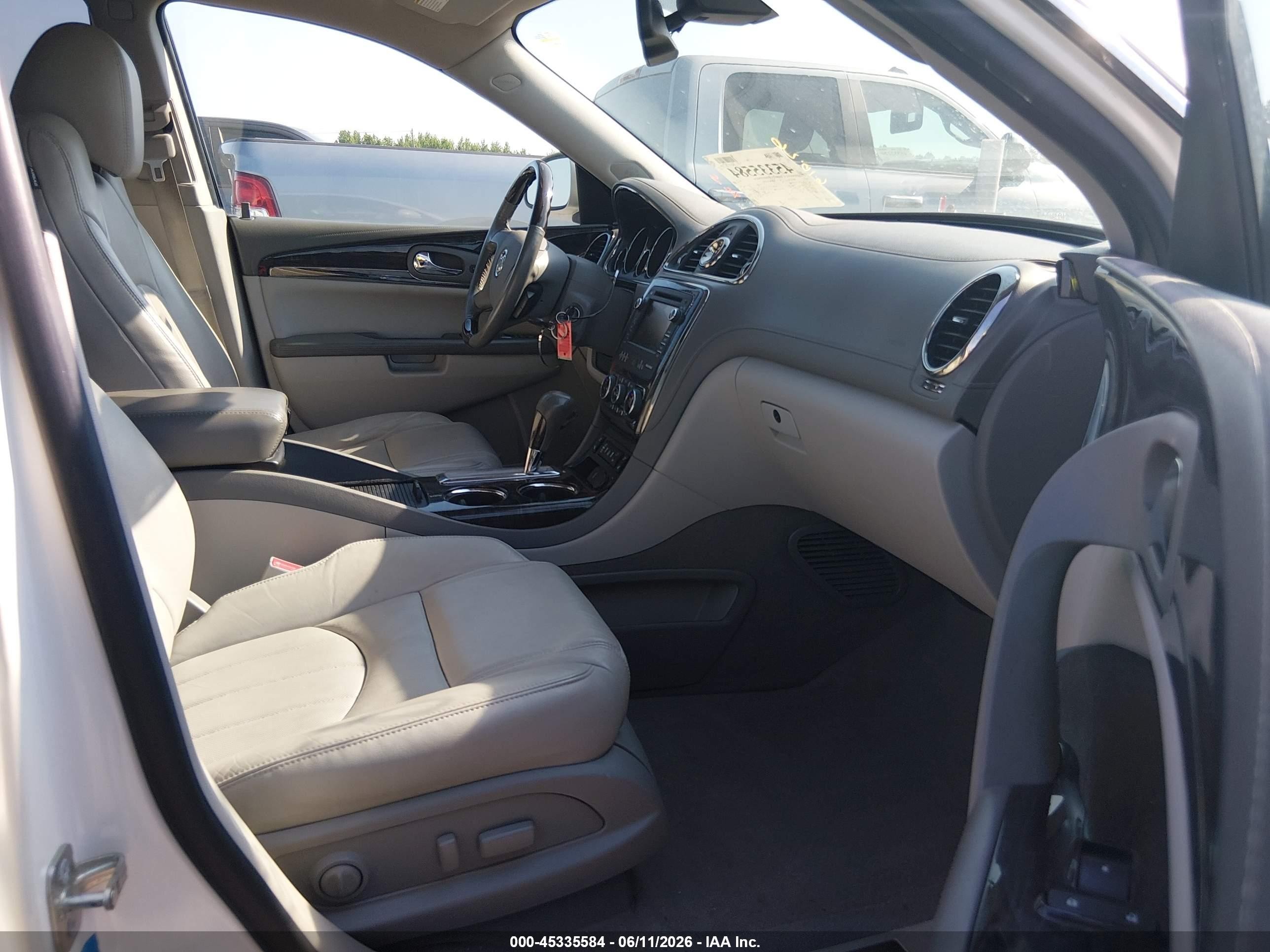 2015 Buick Enclave Premium White vin: 5GAKRCKD9FJ146952