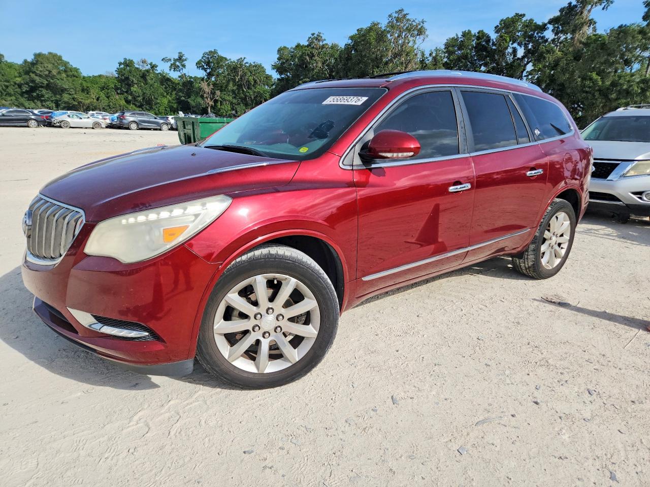 2015 Buick Enclave Red vin: 5GAKRCKD9FJ314895