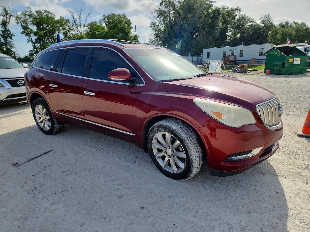 2015 Buick Enclave Red vin: 5GAKRCKD9FJ314895