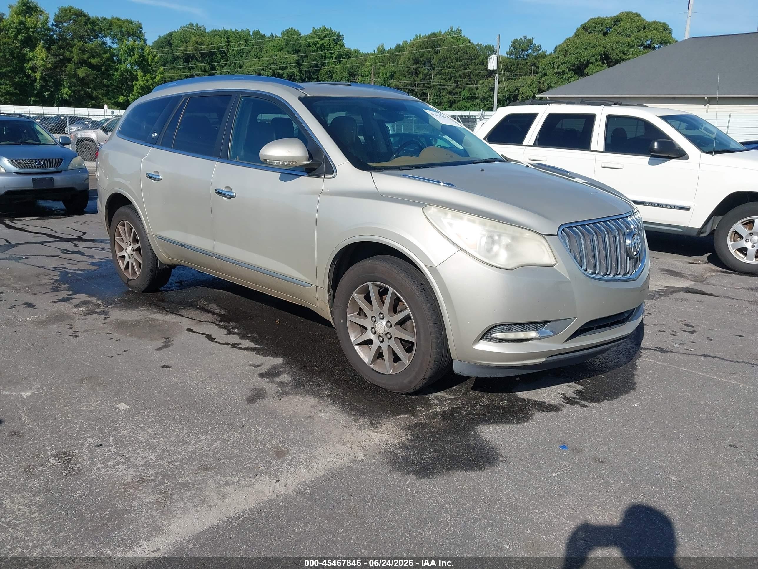 2013 Buick Enclave Leather Beige vin: 5GAKRCKDXDJ266191