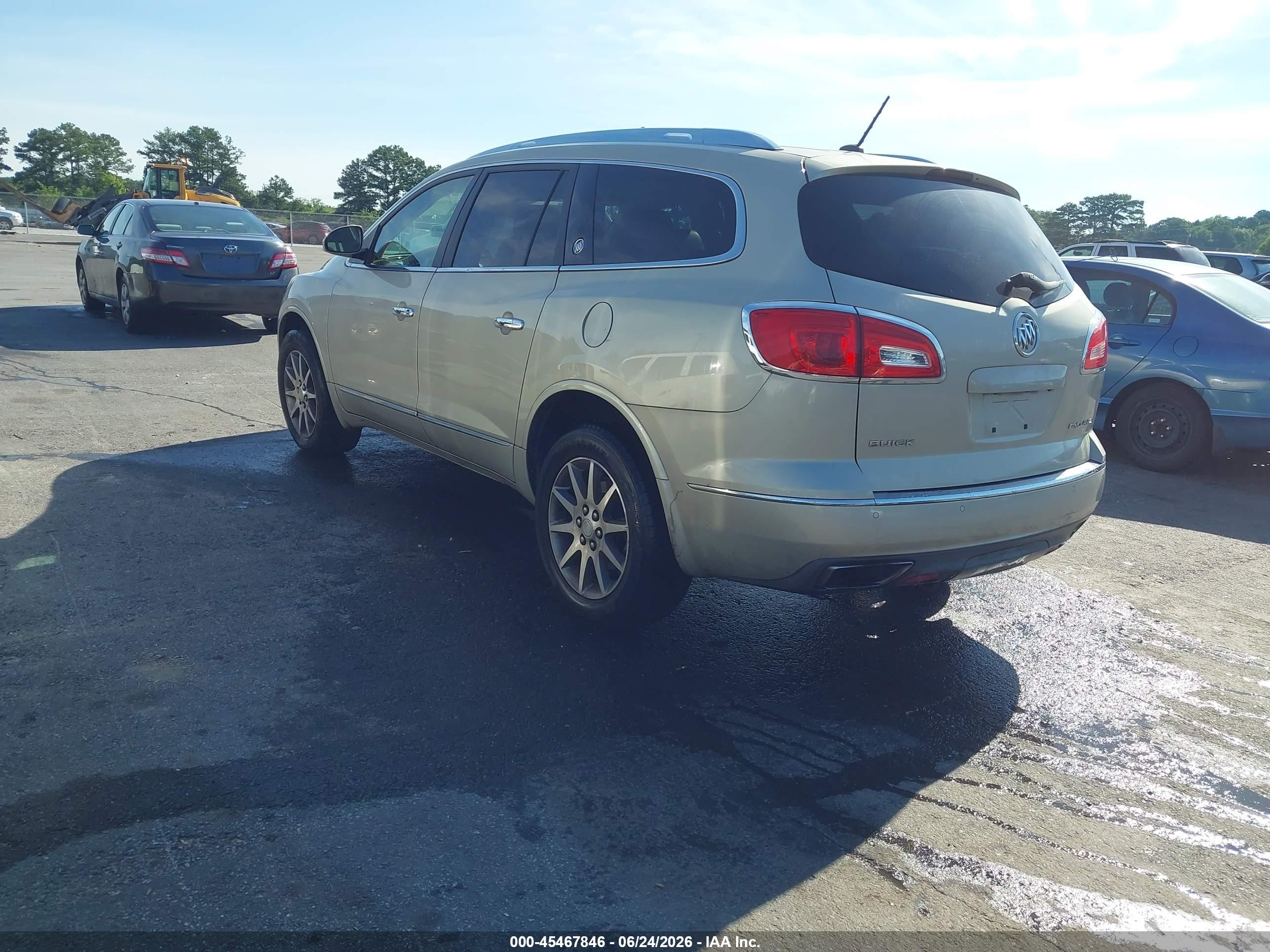 2013 Buick Enclave Leather Beige vin: 5GAKRCKDXDJ266191
