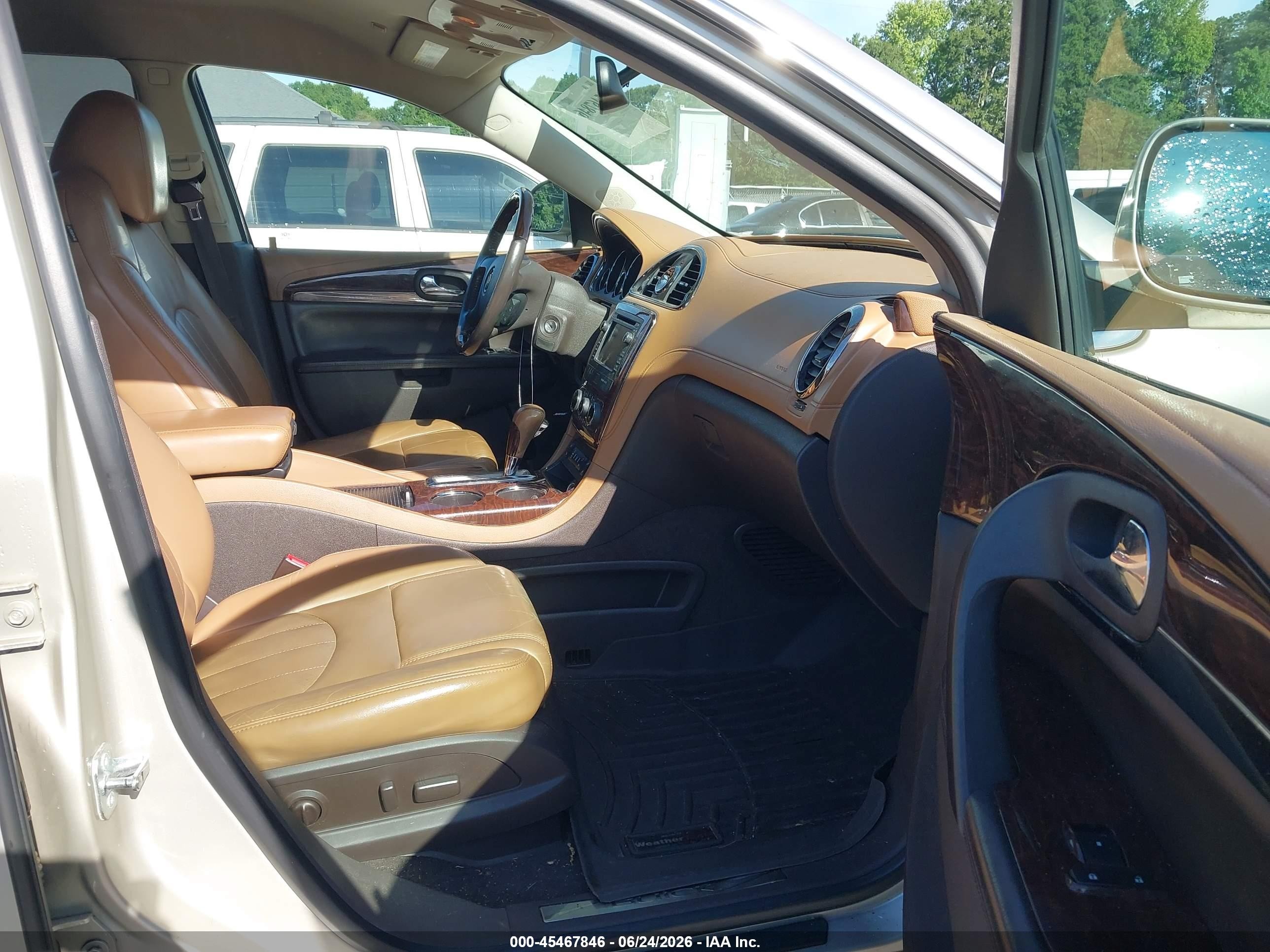 2013 Buick Enclave Leather Beige vin: 5GAKRCKDXDJ266191