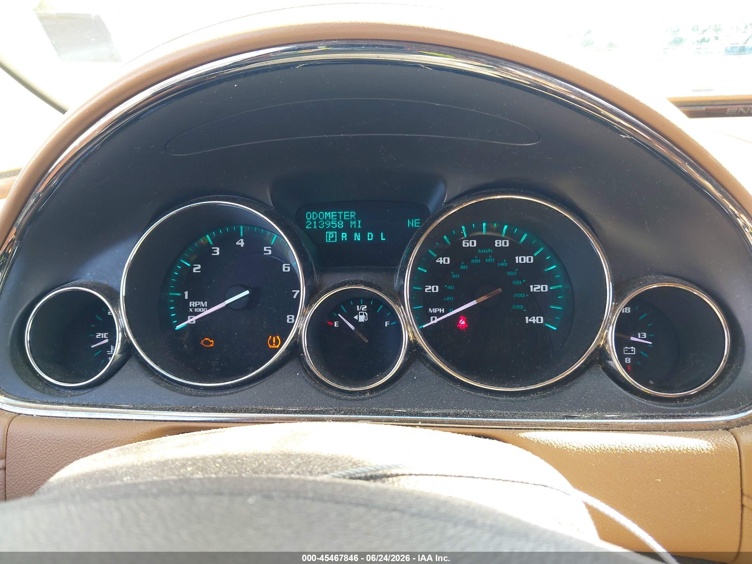 2013 Buick Enclave Leather Beige vin: 5GAKRCKDXDJ266191