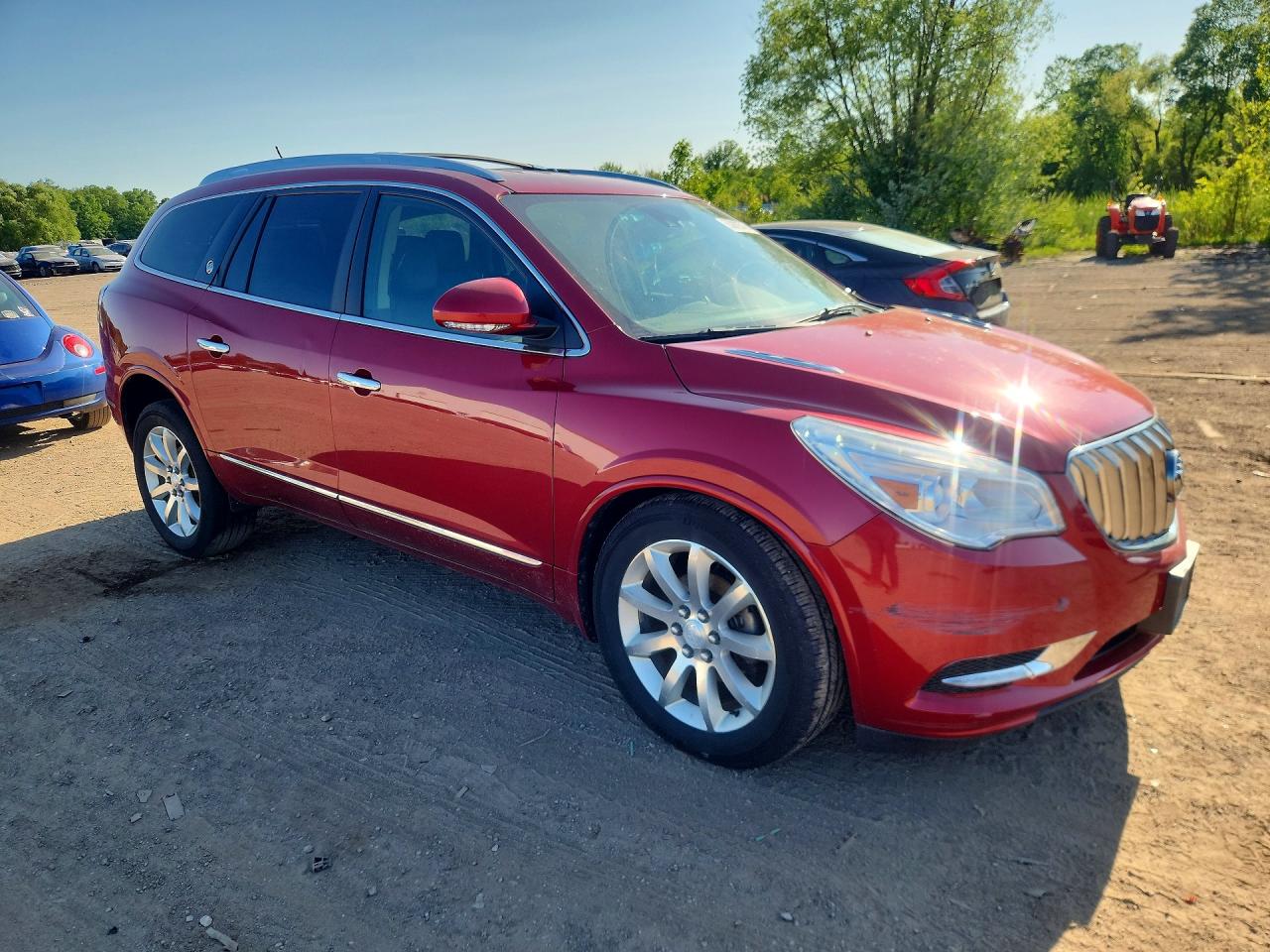 2014 Buick Enclave Burgundy vin: 5GAKRCKDXEJ183720