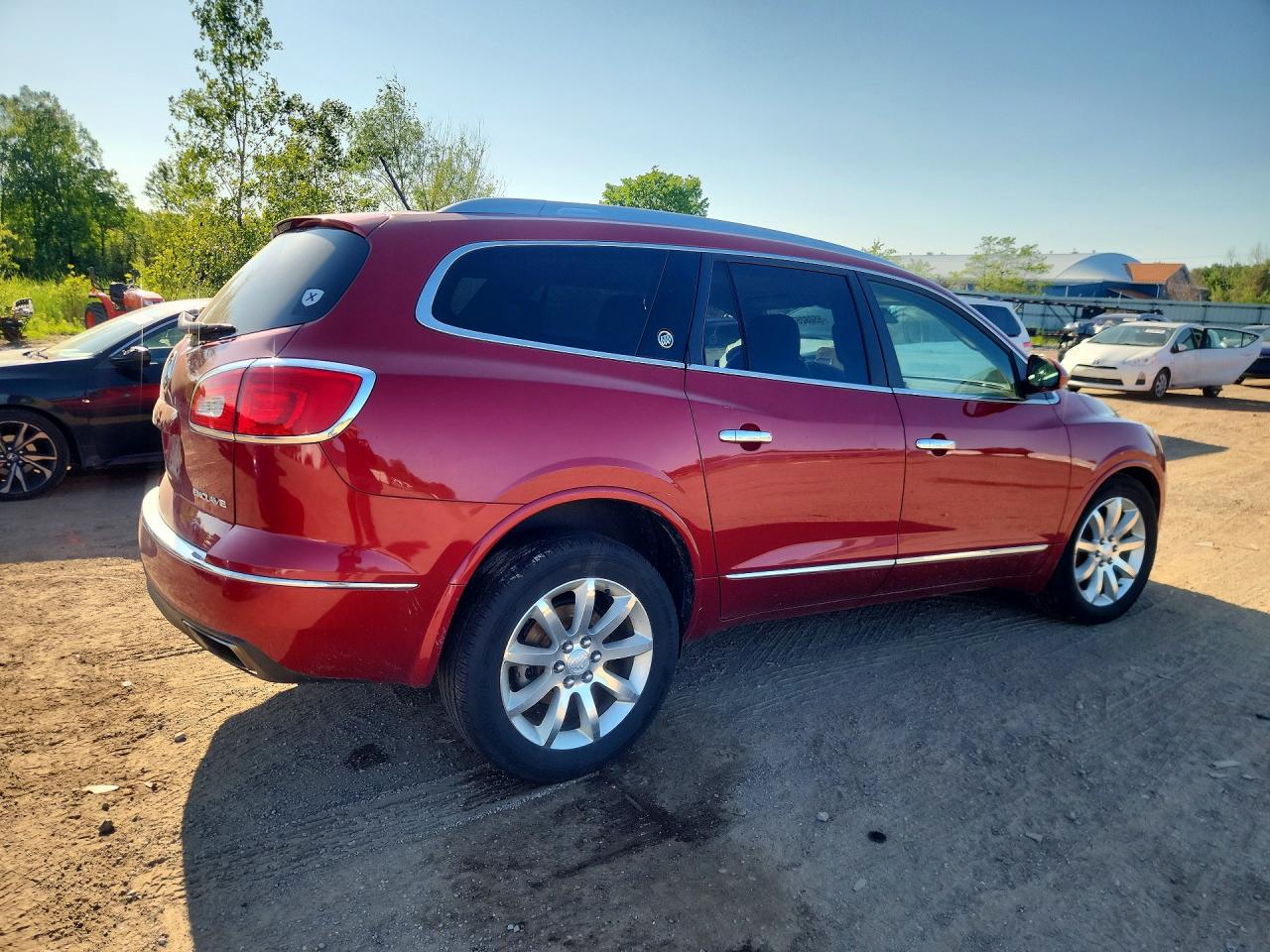 2014 Buick Enclave Burgundy vin: 5GAKRCKDXEJ183720