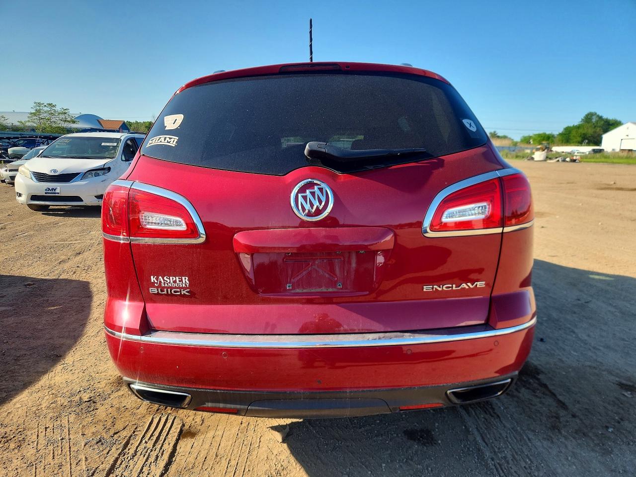 2014 Buick Enclave Burgundy vin: 5GAKRCKDXEJ183720