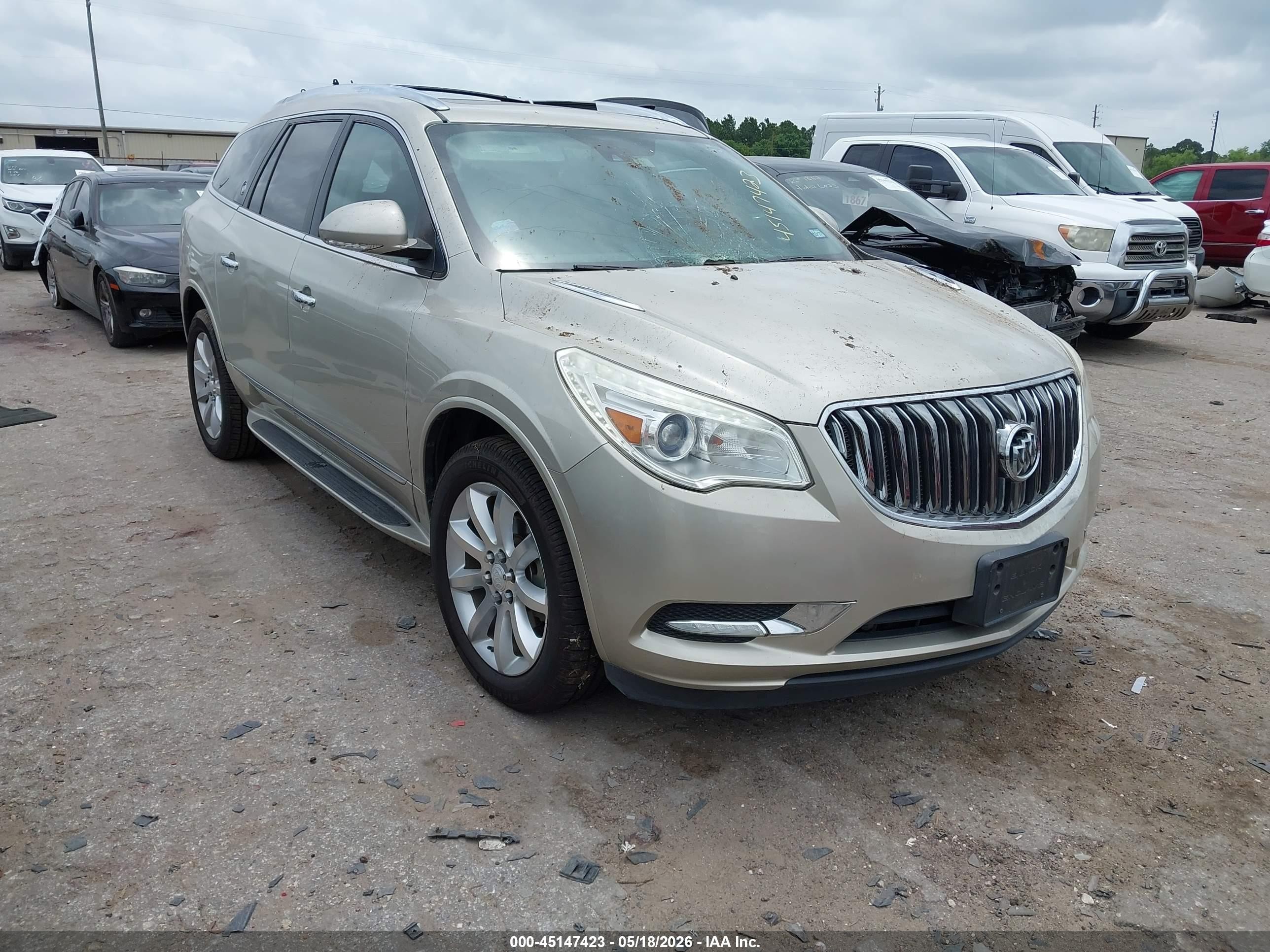 2014 Buick Enclave Premium Champagne vin: 5GAKRCKDXEJ270923