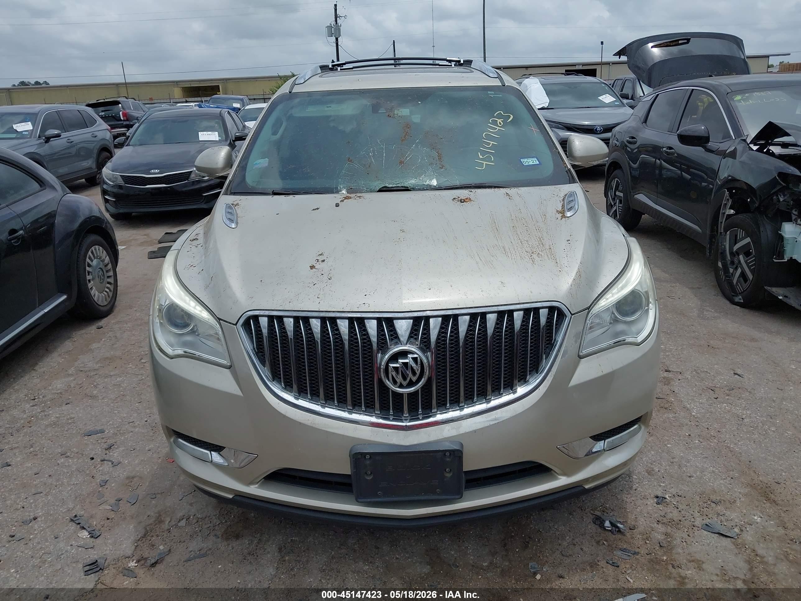 2014 Buick Enclave Premium Champagne vin: 5GAKRCKDXEJ270923