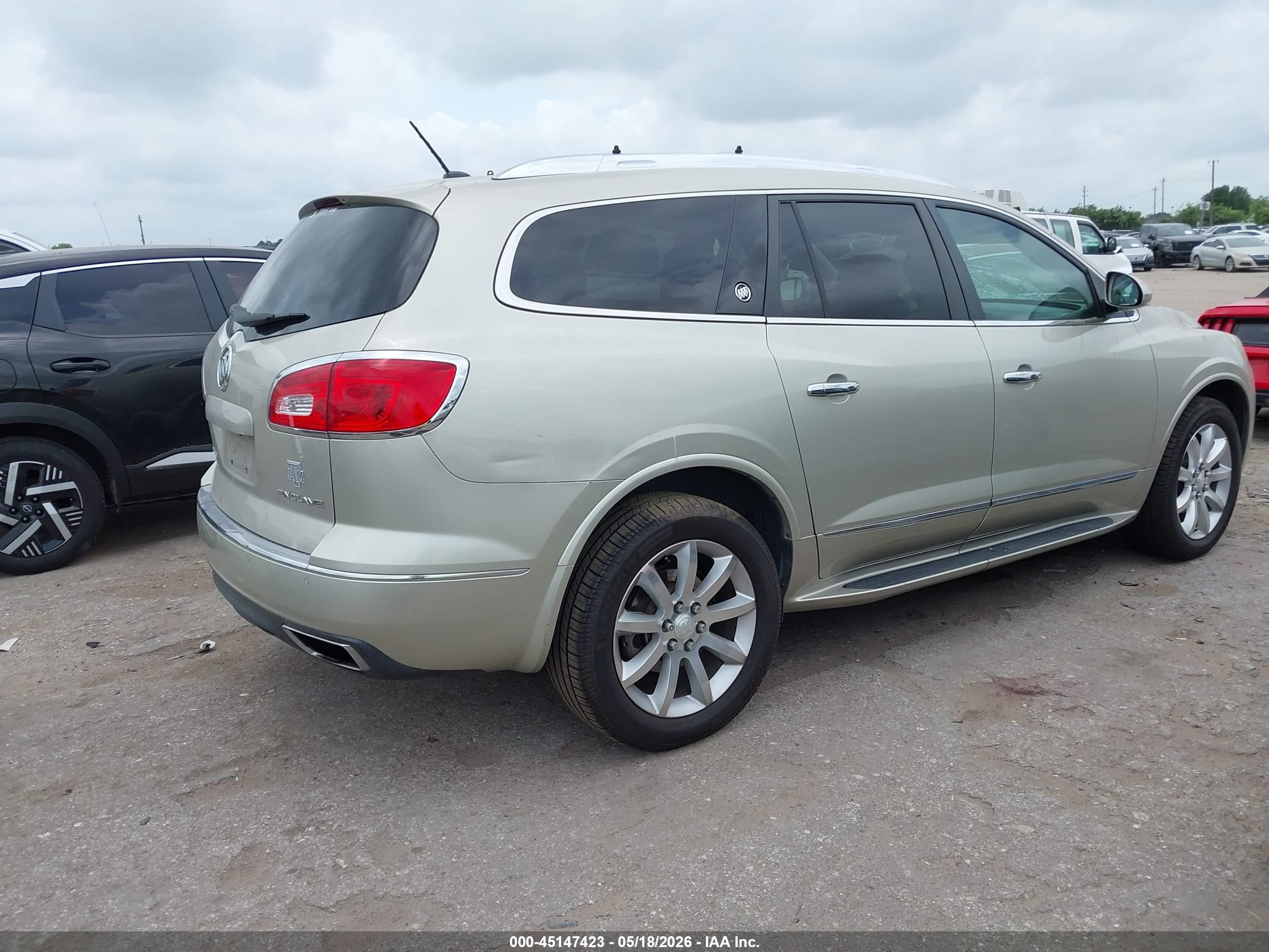 2014 Buick Enclave Premium Champagne vin: 5GAKRCKDXEJ270923