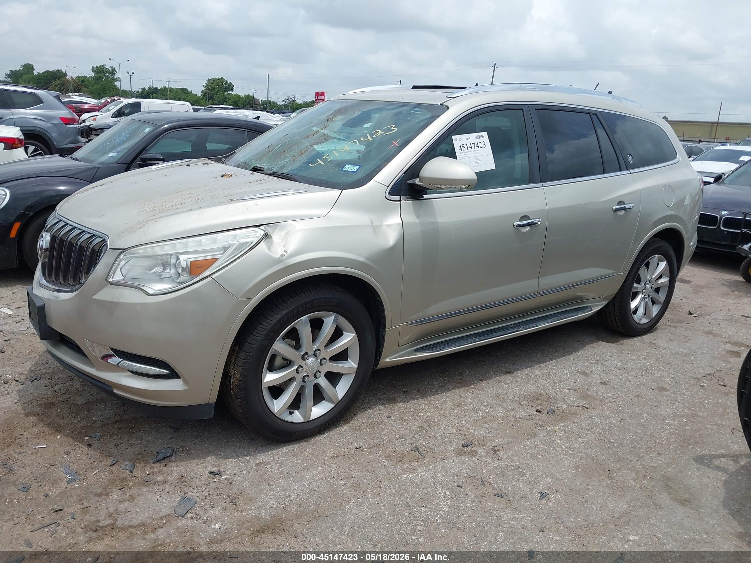 2014 Buick Enclave Premium Champagne vin: 5GAKRCKDXEJ270923