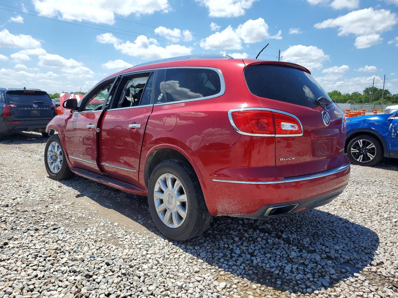 2014 Buick Enclave Red vin: 5GAKRCKDXEJ280013