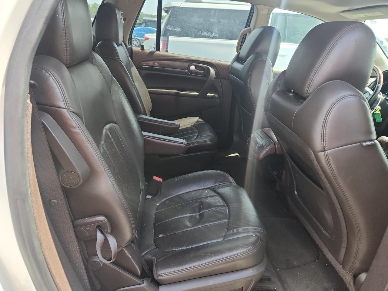 2014 Buick Enclave White vin: 5GAKRCKDXEJ286667
