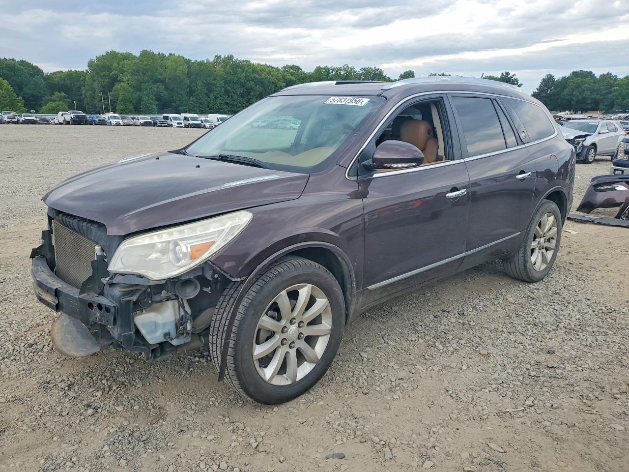 2015 Buick Enclave Brown vin: 5GAKRCKDXFJ103771