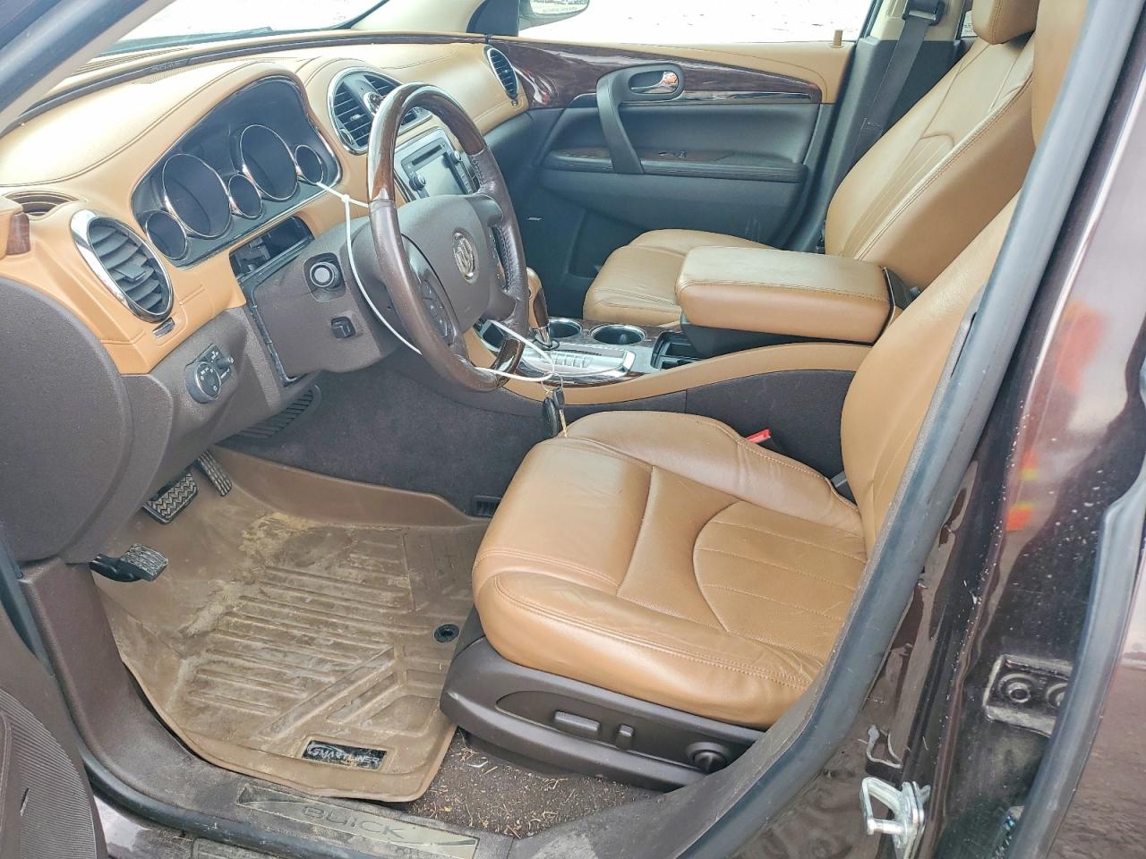 2015 Buick Enclave Brown vin: 5GAKRCKDXFJ103771