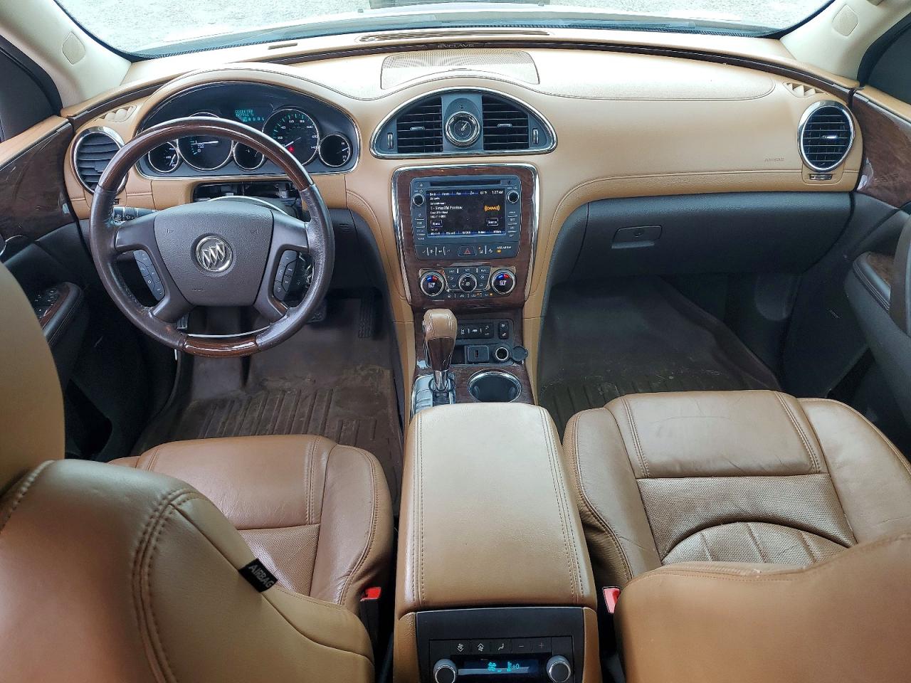 2015 Buick Enclave Brown vin: 5GAKRCKDXFJ103771