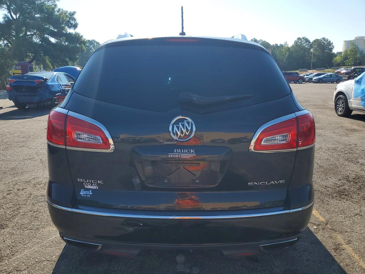 2015 Buick Enclave Black vin: 5GAKRCKDXFJ118660