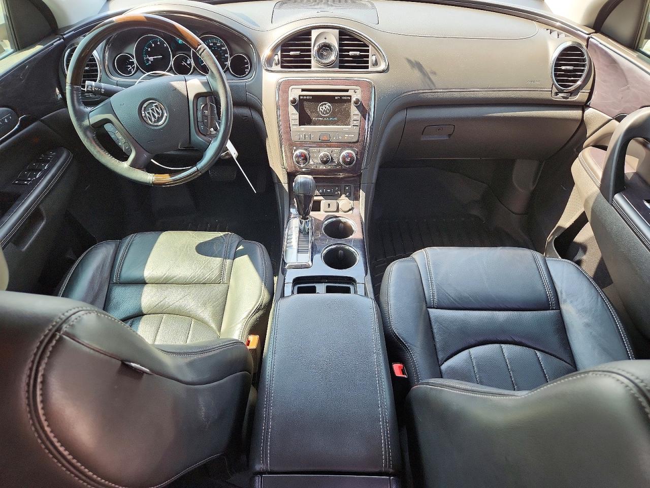 2015 Buick Enclave White vin: 5GAKRCKDXFJ318423