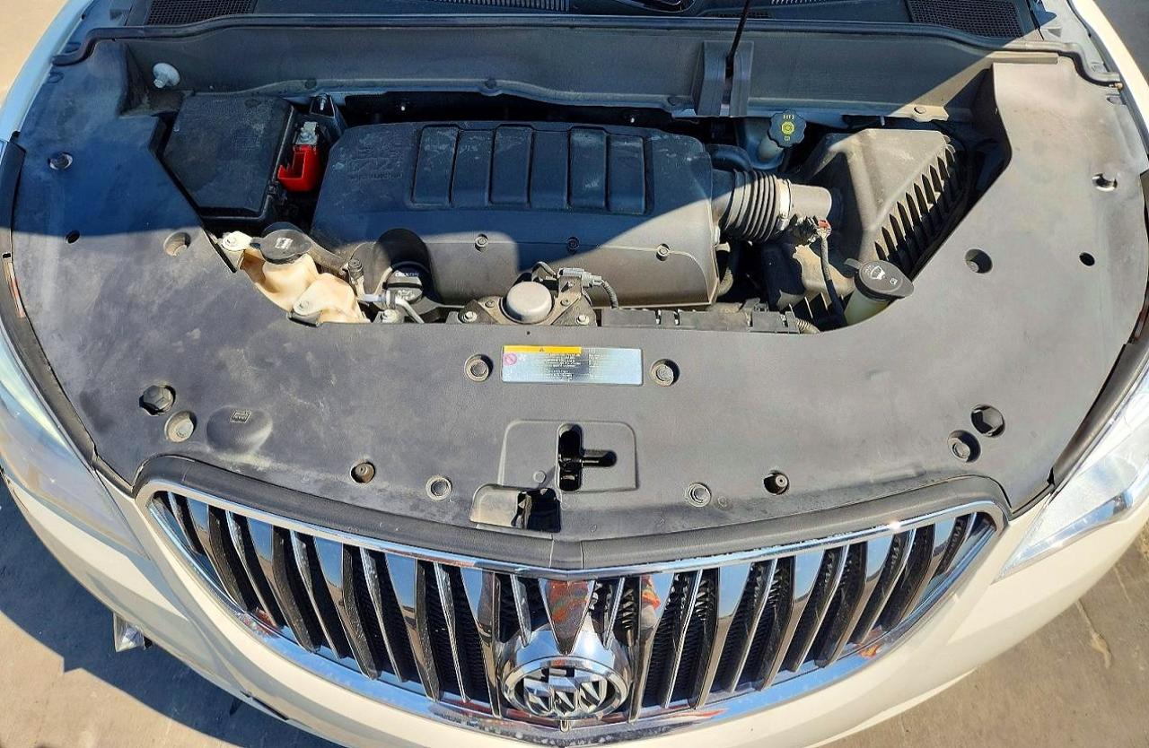 2015 Buick Enclave White vin: 5GAKRCKDXFJ318423