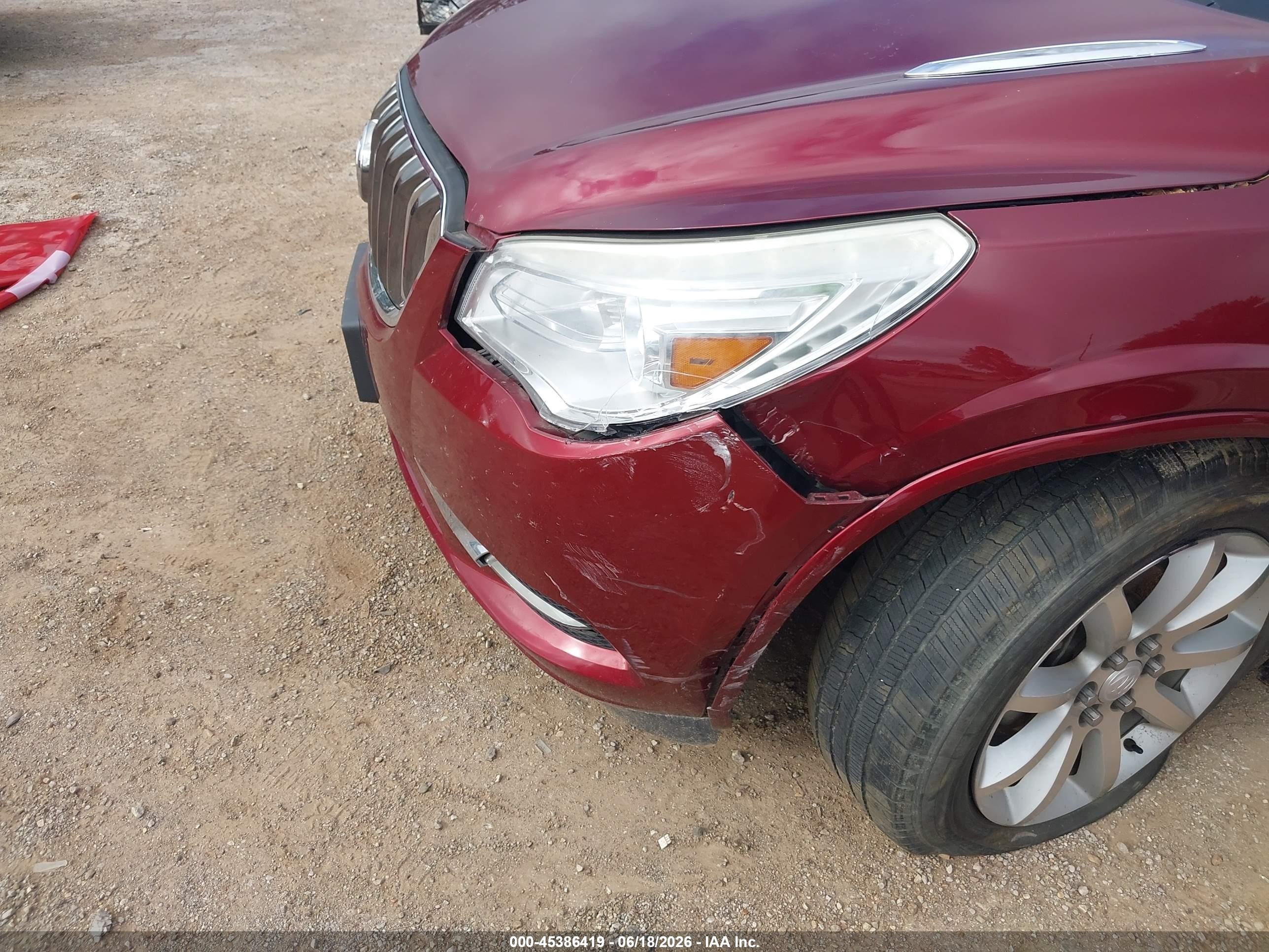 2015 Buick Enclave Premium Burgundy vin: 5GAKRCKDXFJ356203