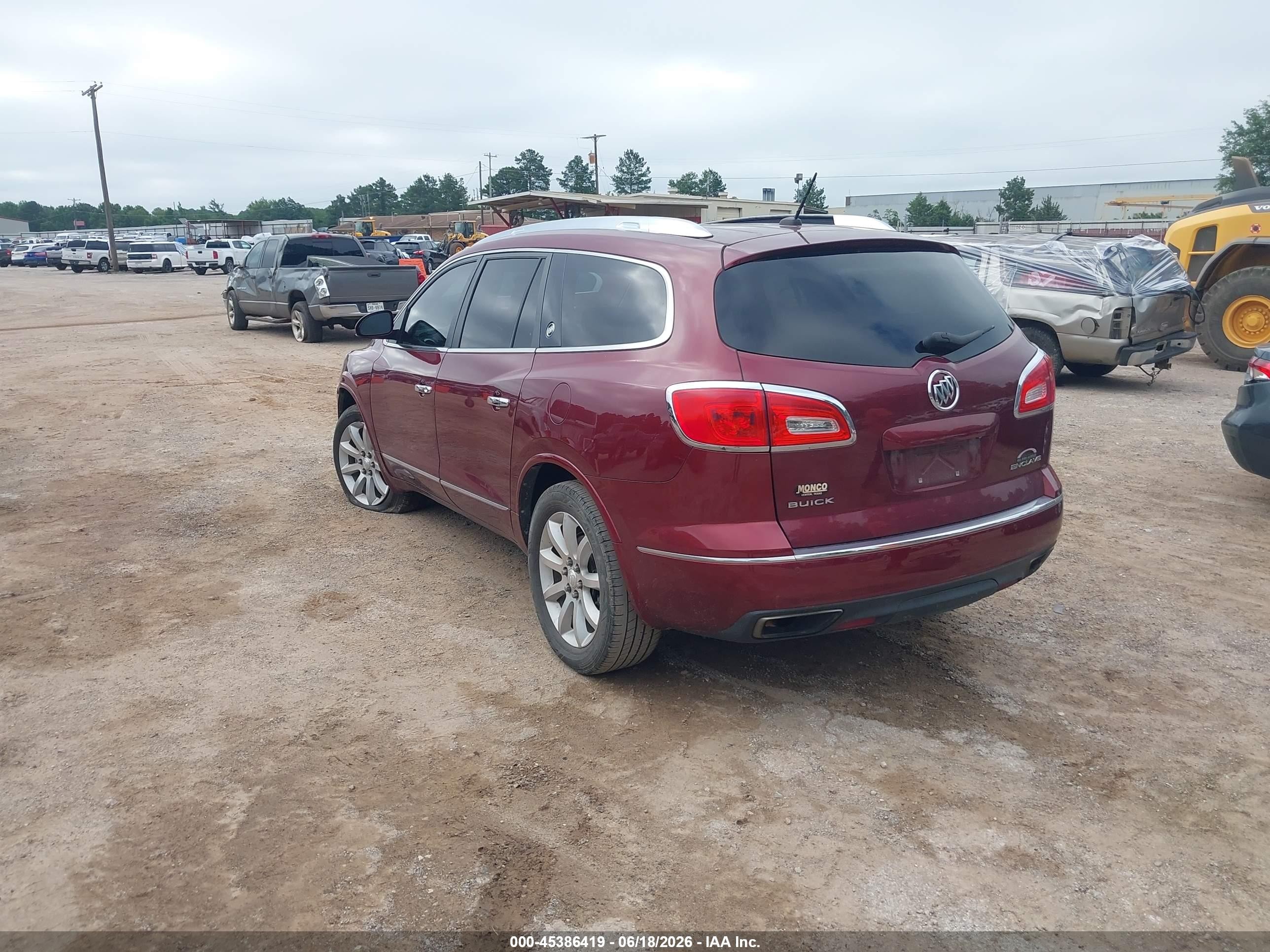 2015 Buick Enclave Premium Burgundy vin: 5GAKRCKDXFJ356203