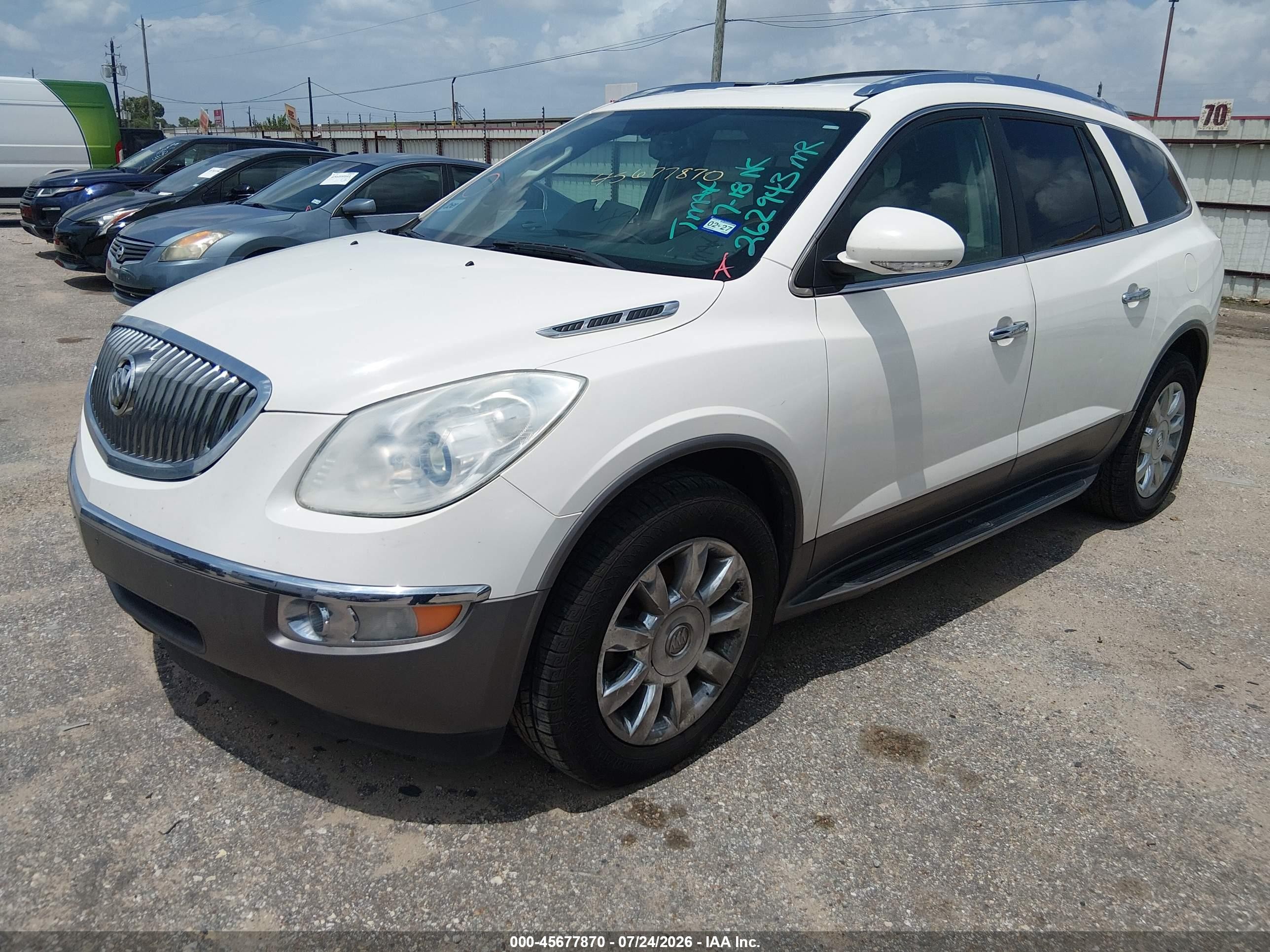 2012 Buick Enclave Premium Cream vin: 5GAKRDED0CJ262943