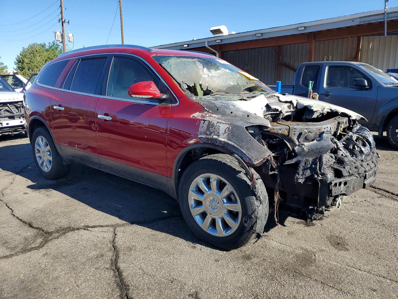 2012 Buick Enclave Maroon vin: 5GAKRDED0CJ317651