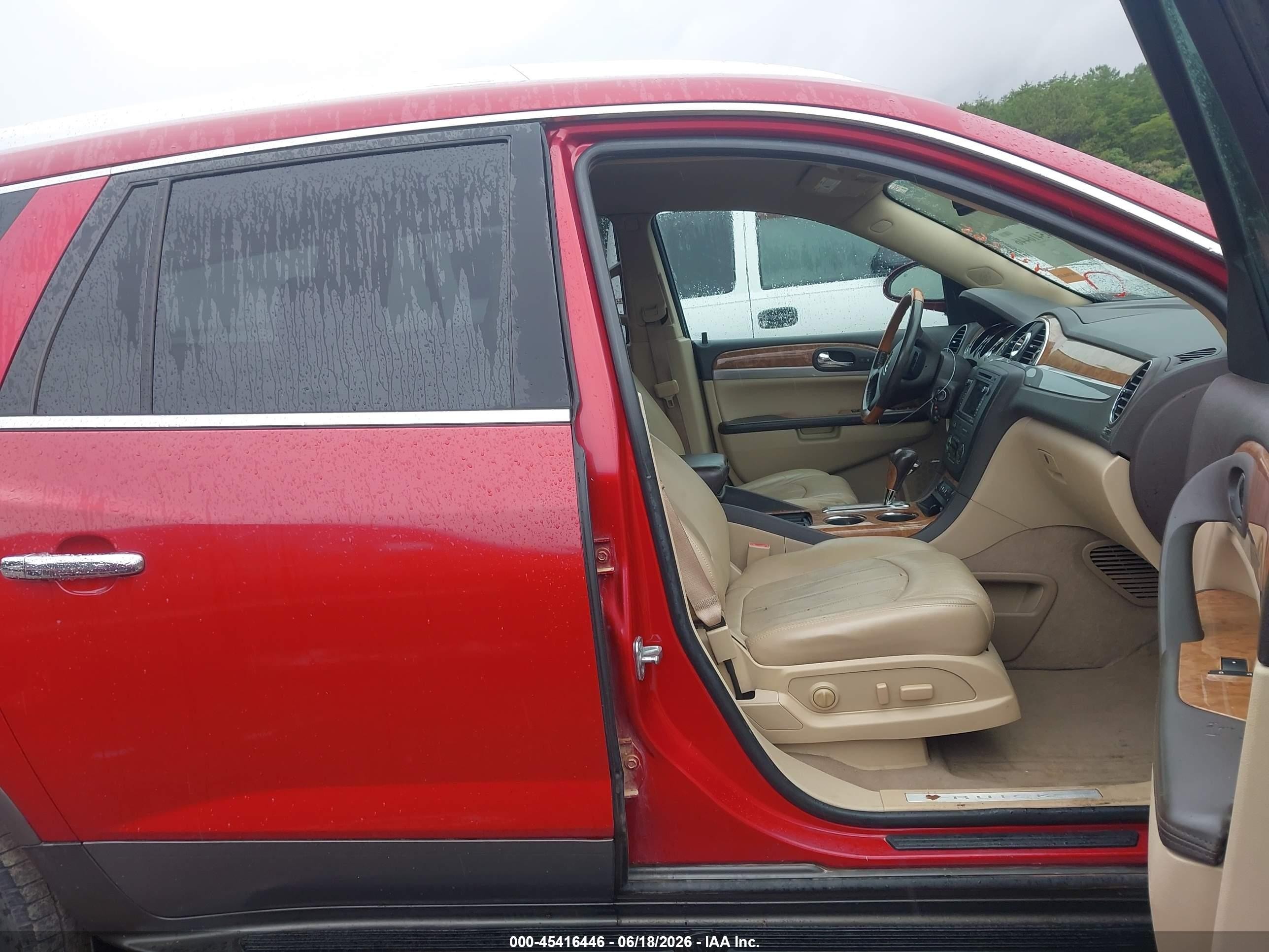 2012 Buick Enclave Premium Red vin: 5GAKRDED0CJ421265