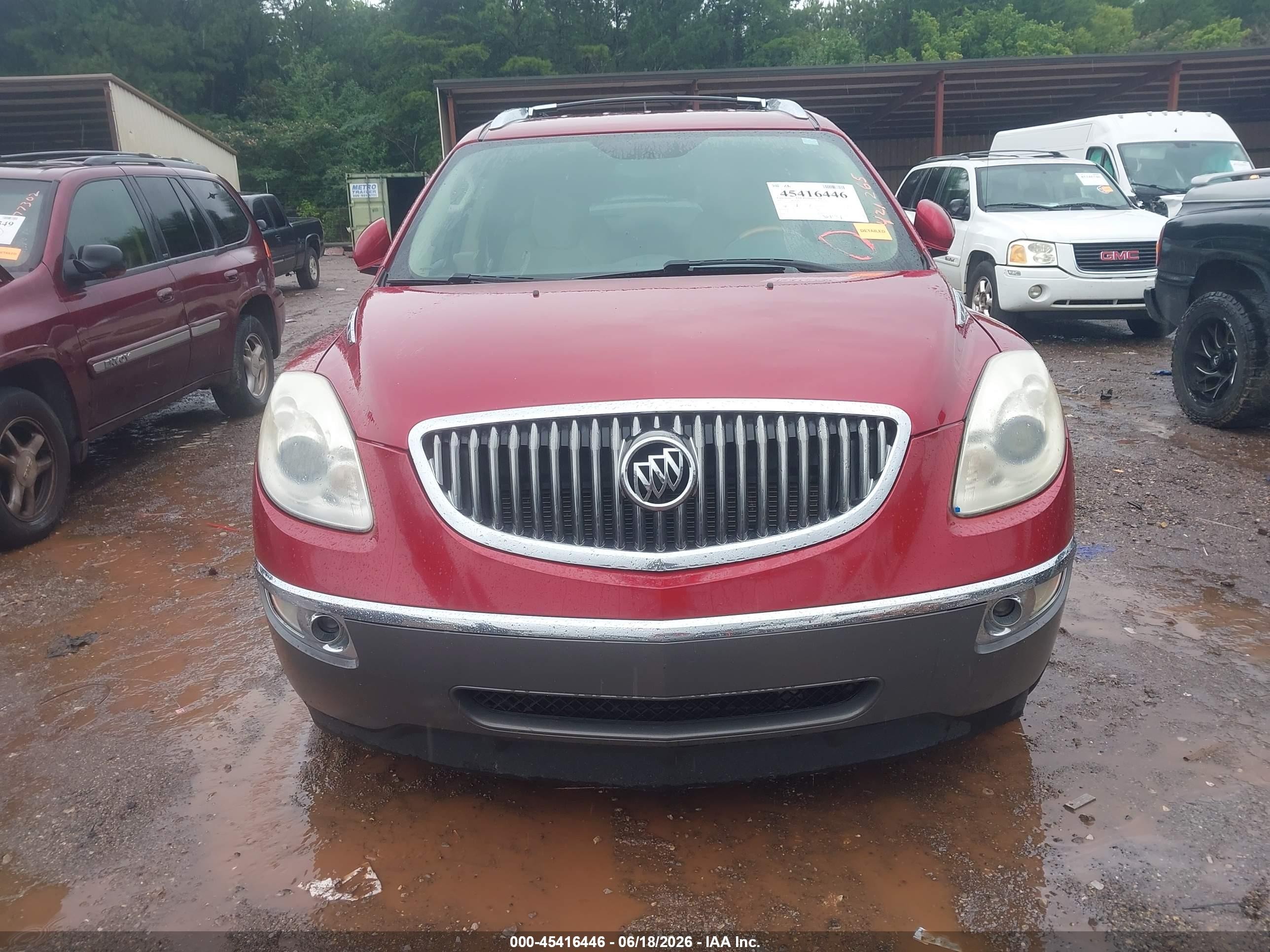 2012 Buick Enclave Premium Red vin: 5GAKRDED0CJ421265