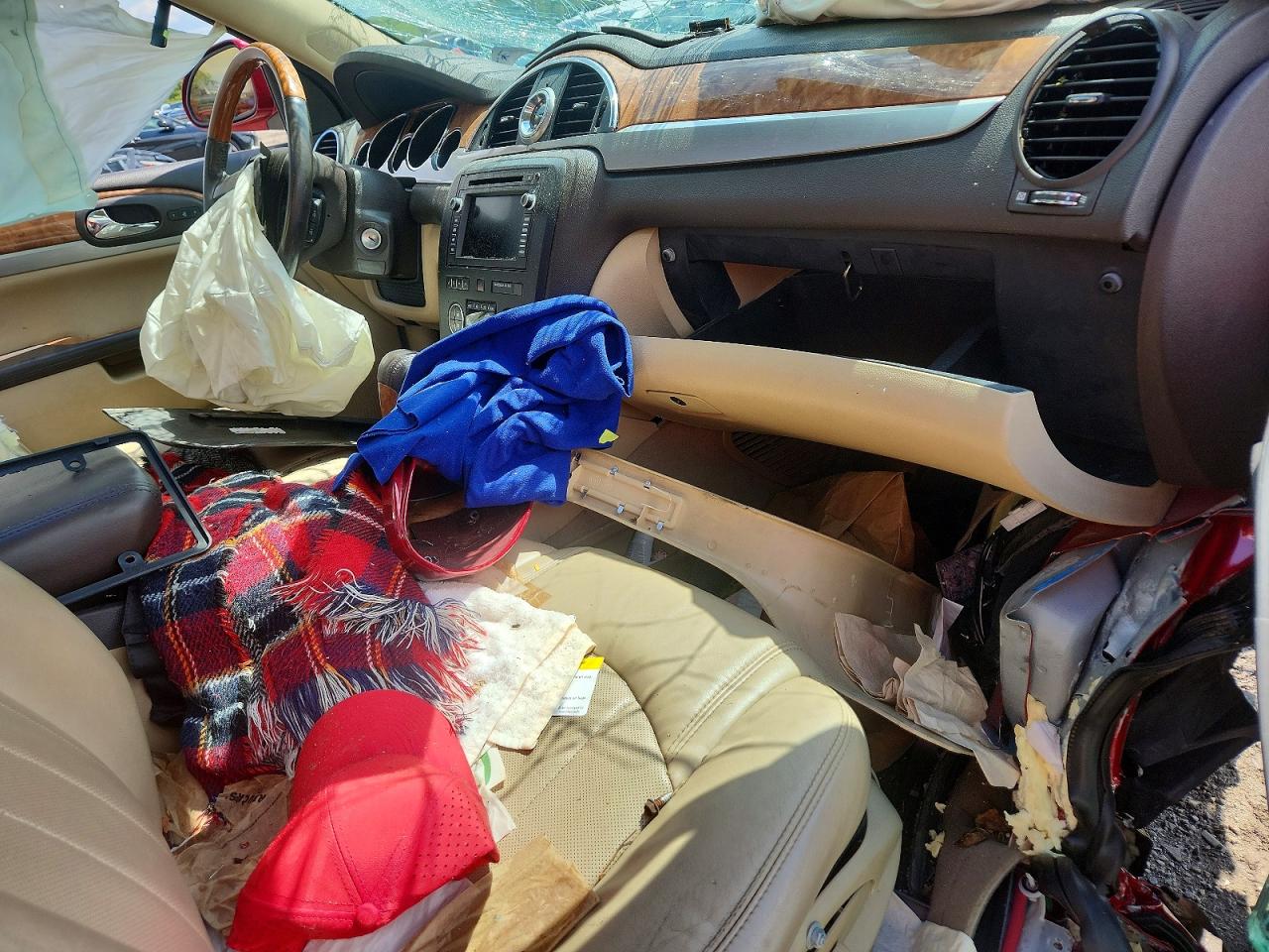 2012 Buick Enclave Red vin: 5GAKRDED1CJ339948