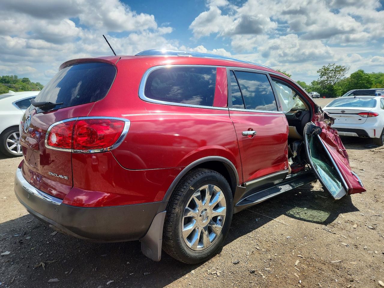 2012 Buick Enclave Red vin: 5GAKRDED1CJ339948