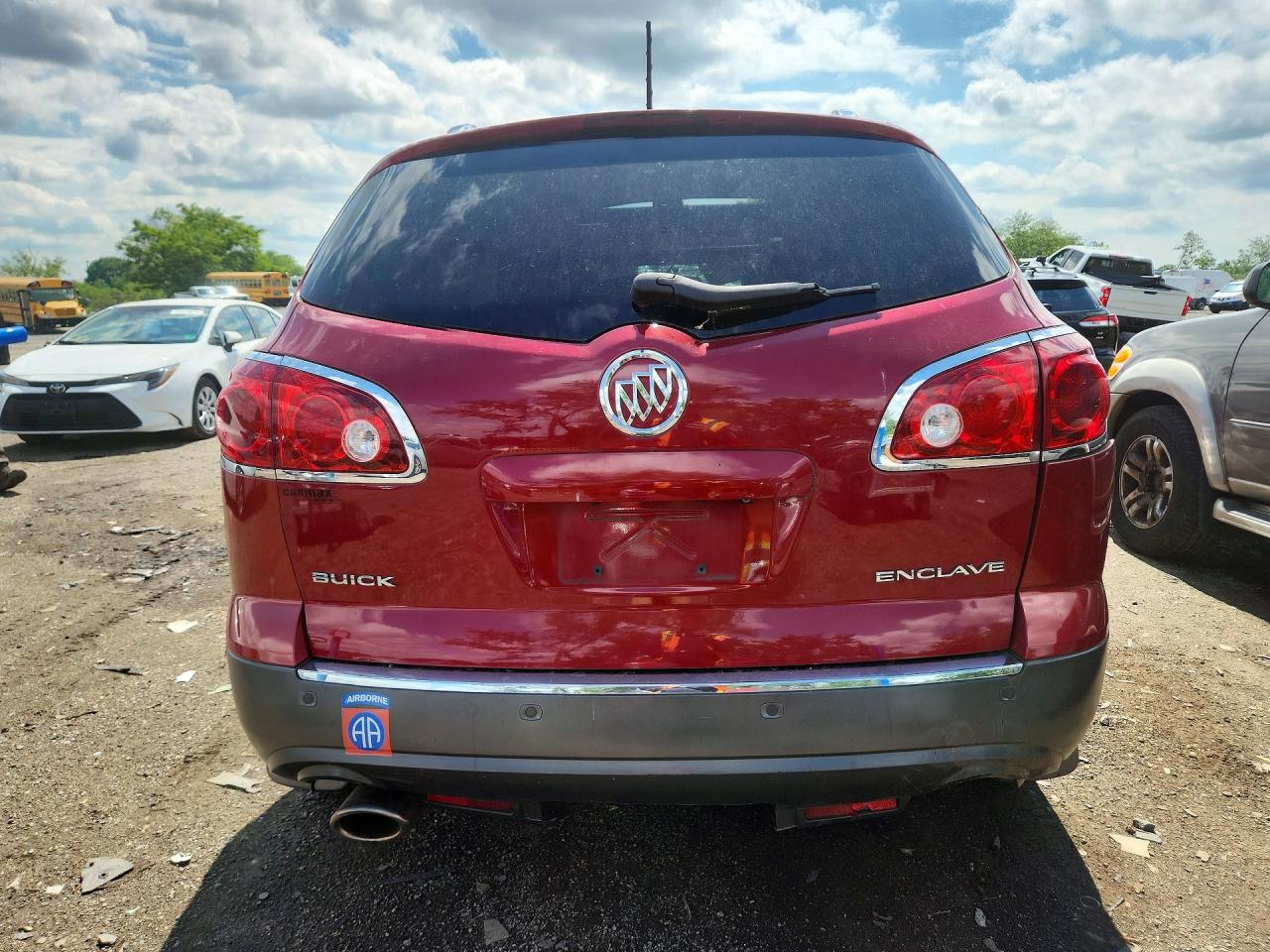 2012 Buick Enclave Red vin: 5GAKRDED1CJ339948