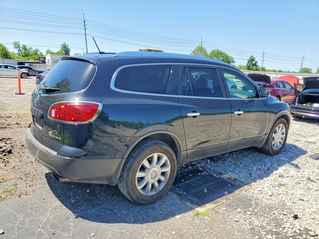 2012 Buick Enclave Черный vin: 5GAKRDED2CJ322561